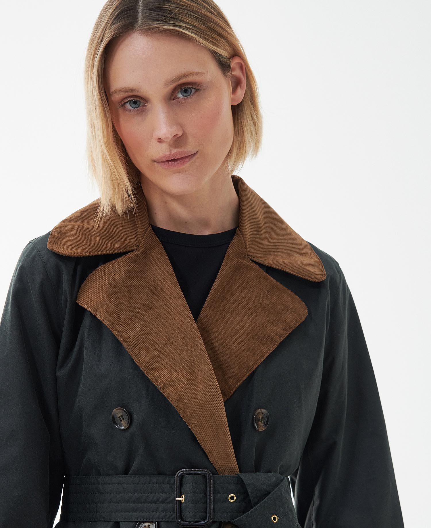 Barbour double shop breasted jacket