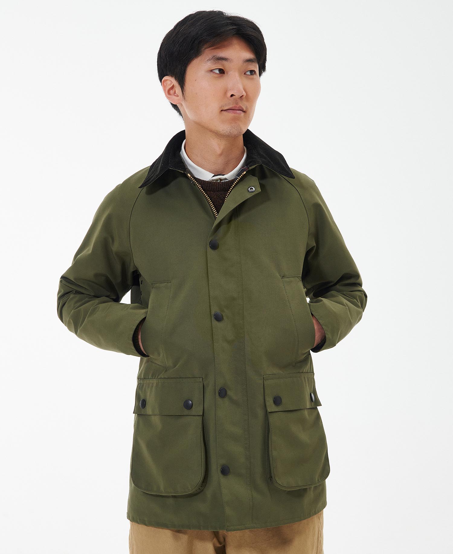 Shop the Barbour SL Bedale Casual Jacket in Green today. | Barbour