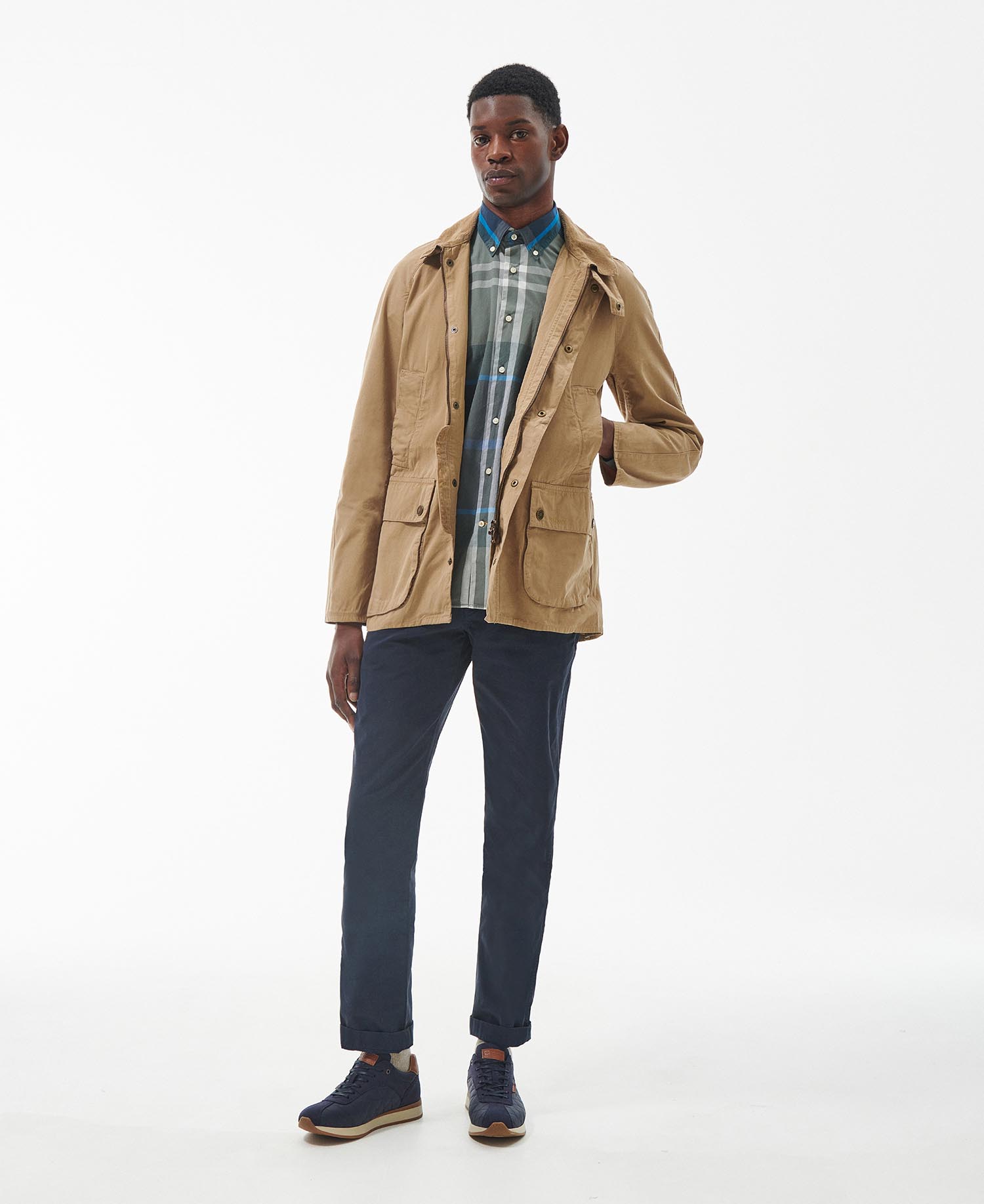 Shop the Barbour Ashby Casual Jacket in Beige | Barbour