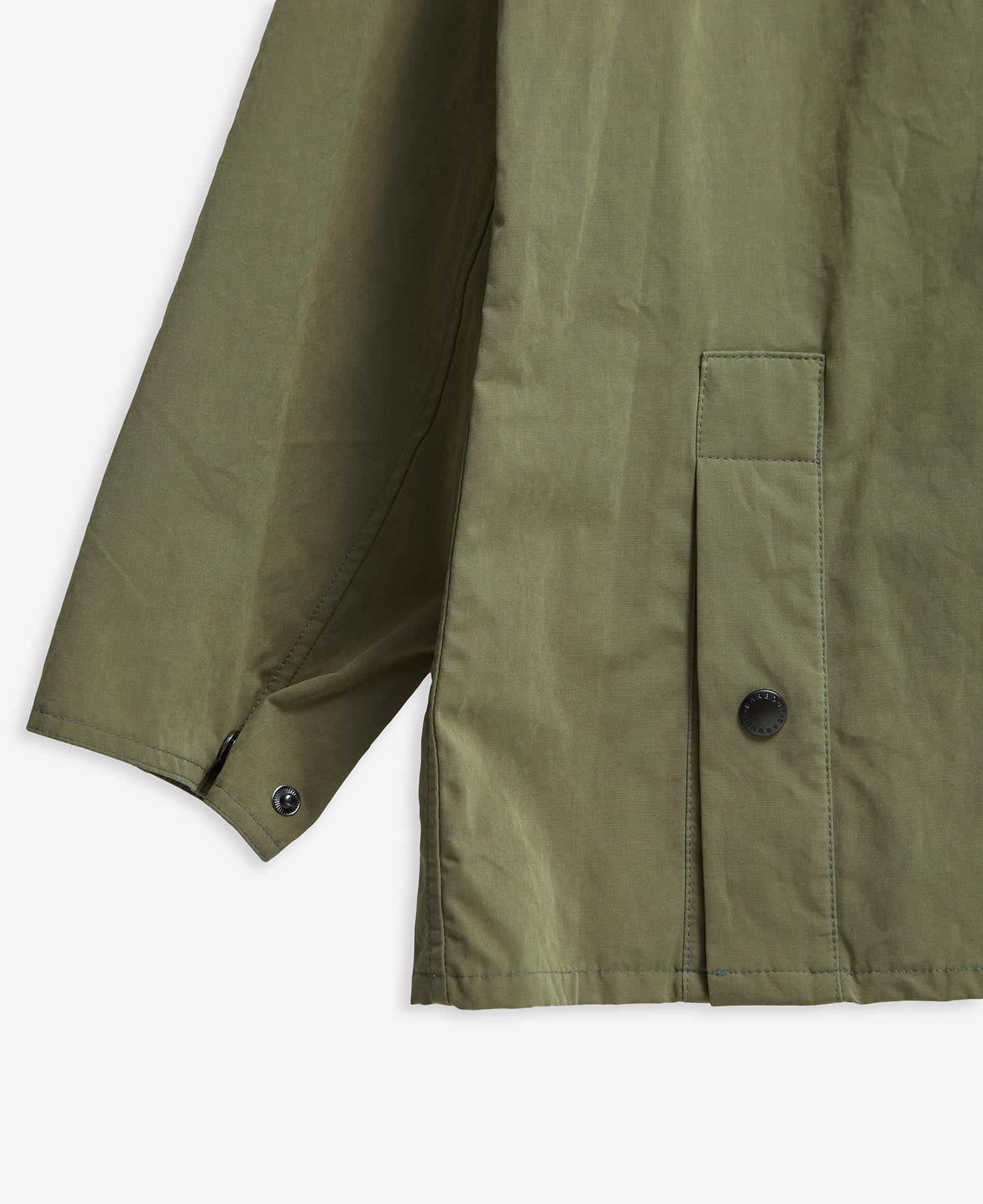 Shop the Peached Oversized Bedale Casual Jacket in Green