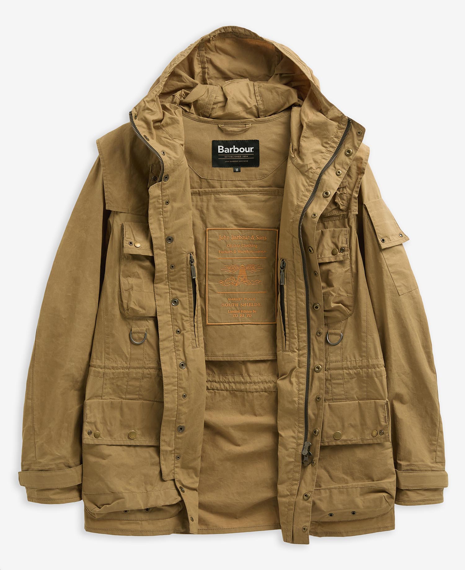 Shop the Barbour x TO KI TO Field Utility Casual Jacket in