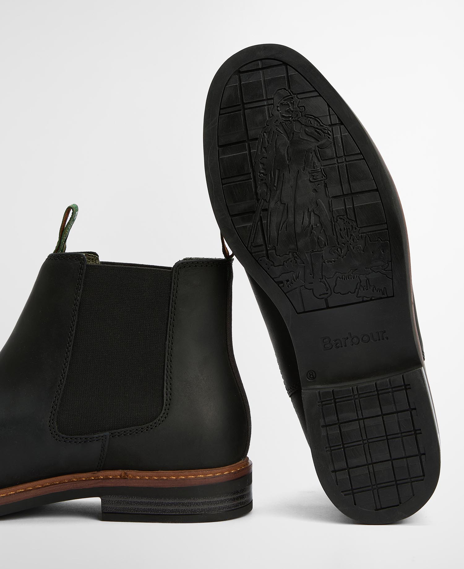 Barbour farsley mens black chelsea boots store