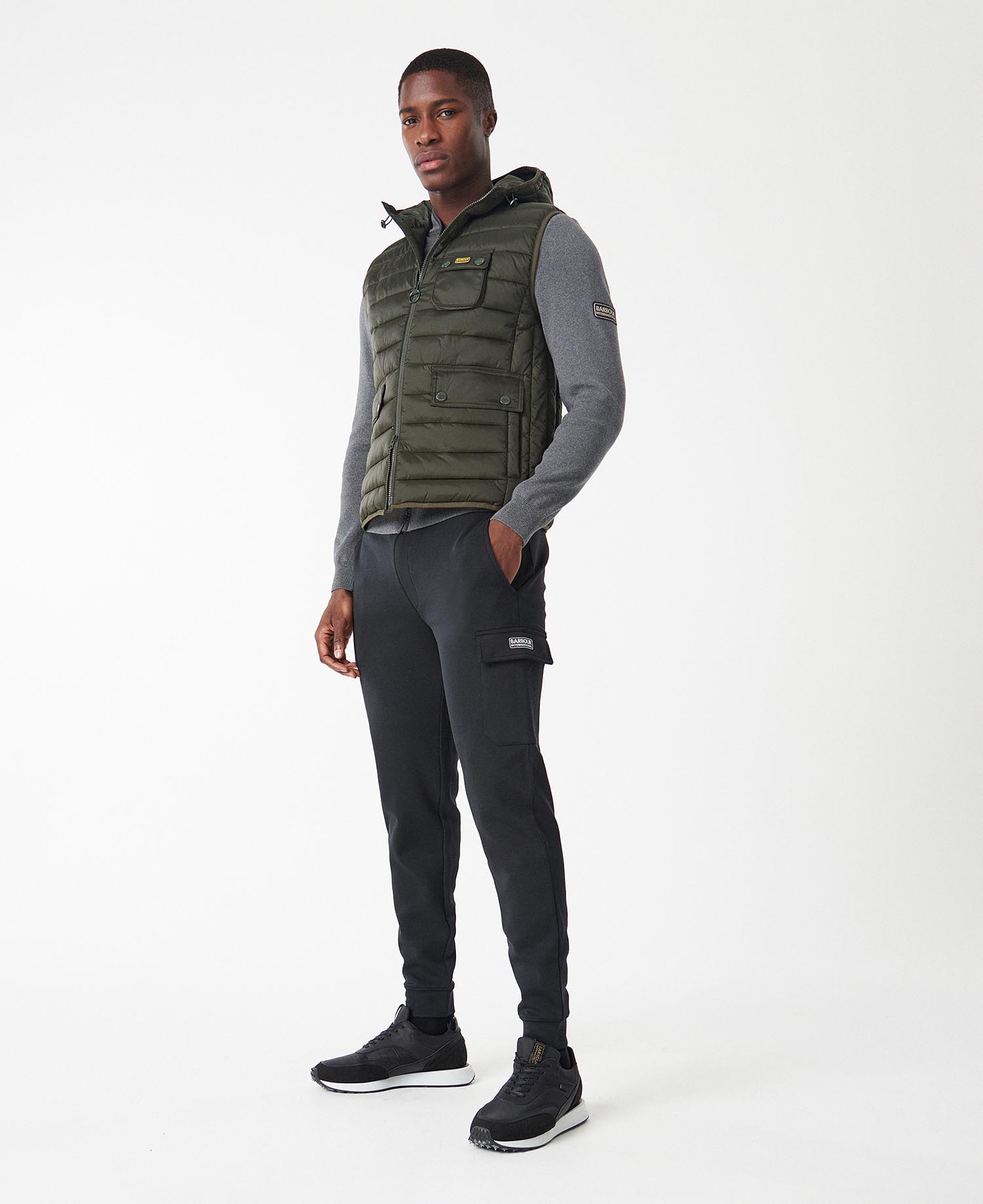 Barbour hooded gilet deals