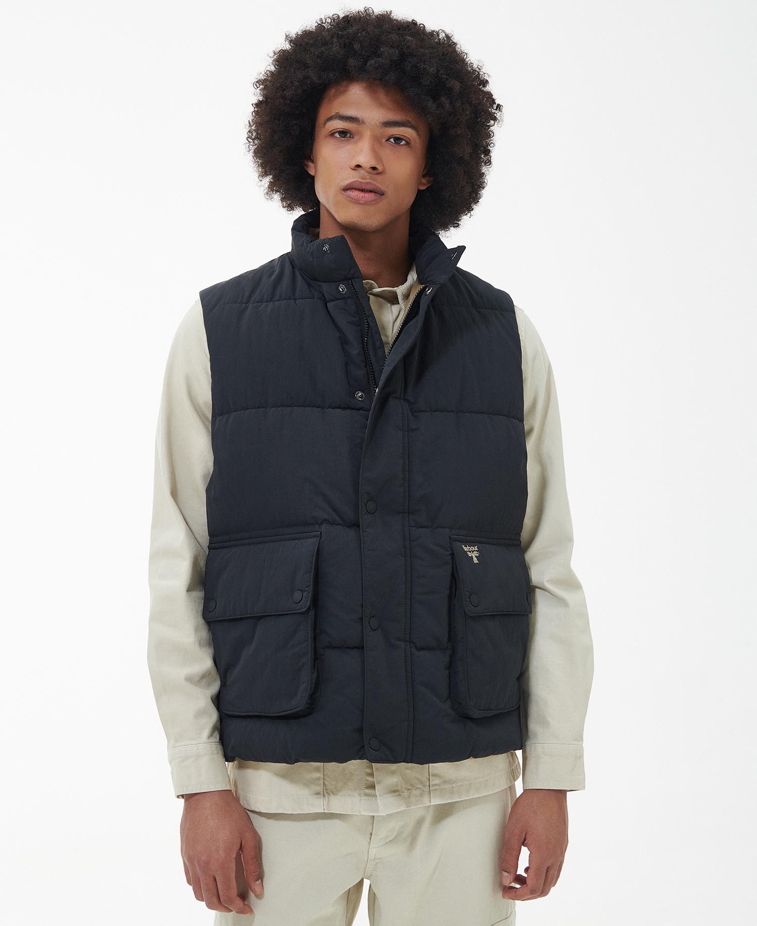 Barbour down vest sale