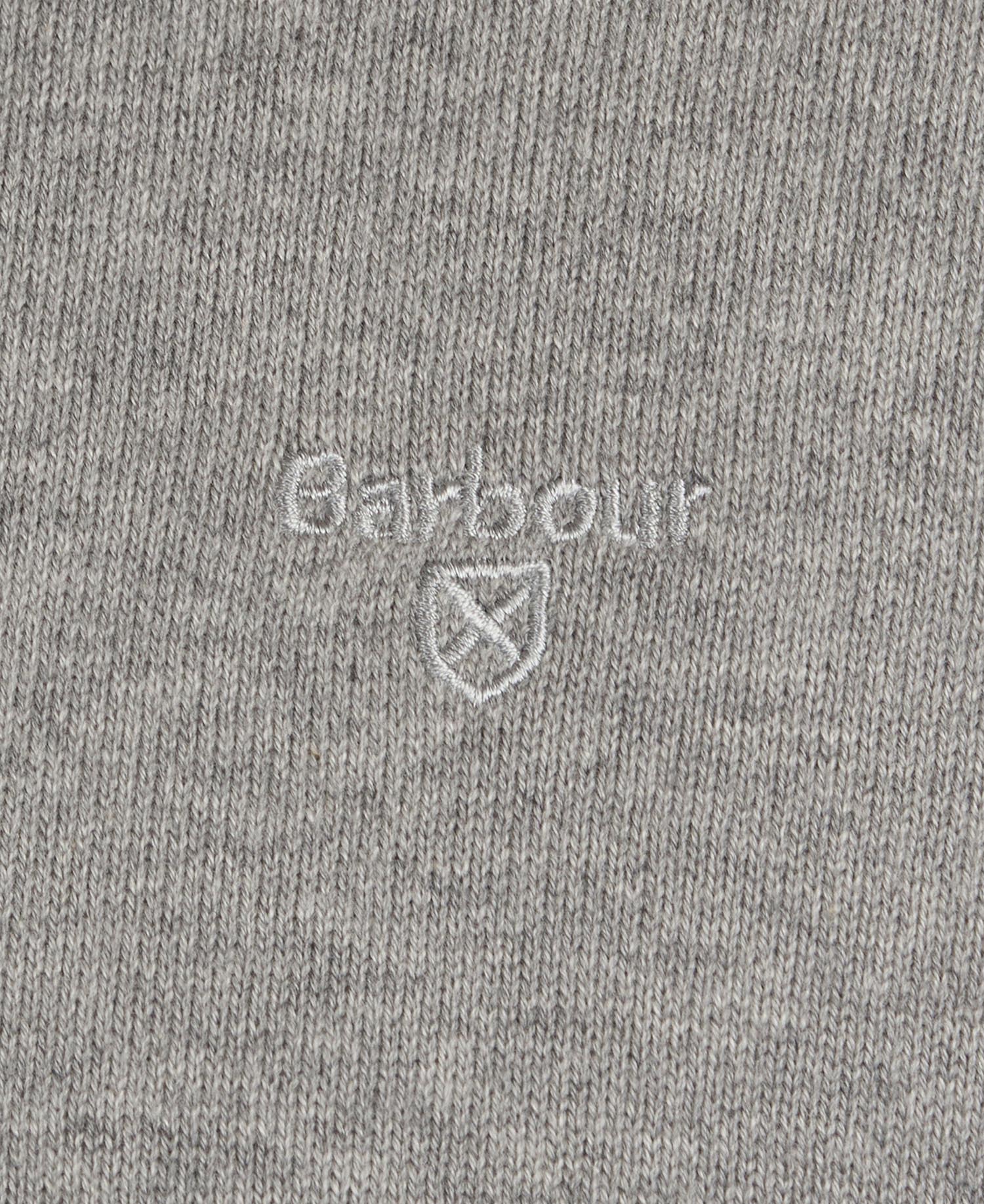 Barbour Pima Cotton Crew Neck in Grey Barbour