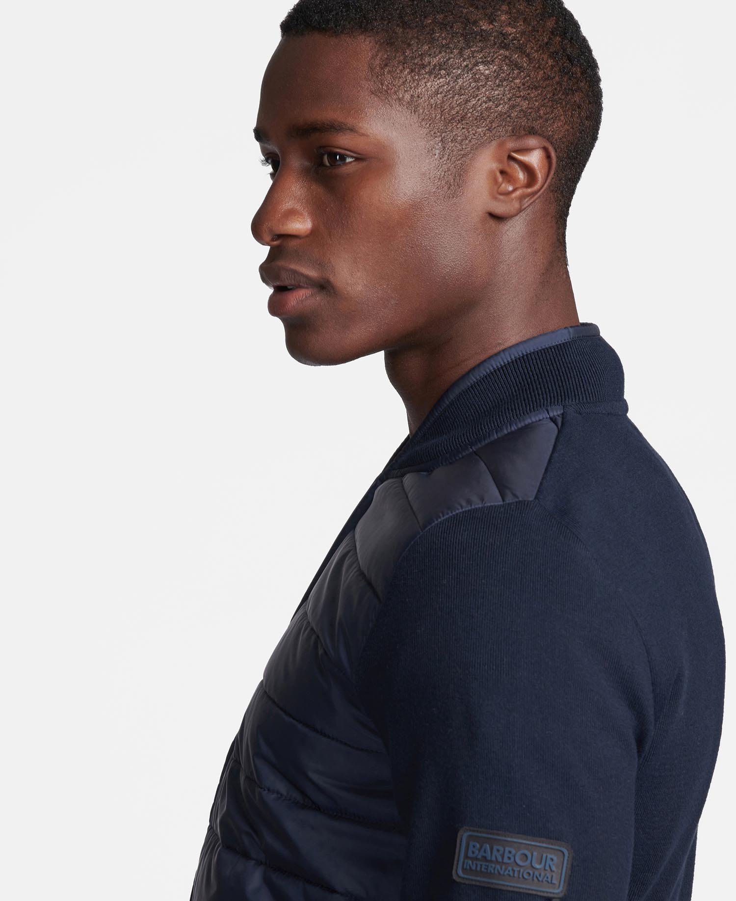 Barbour international online baffle jacket