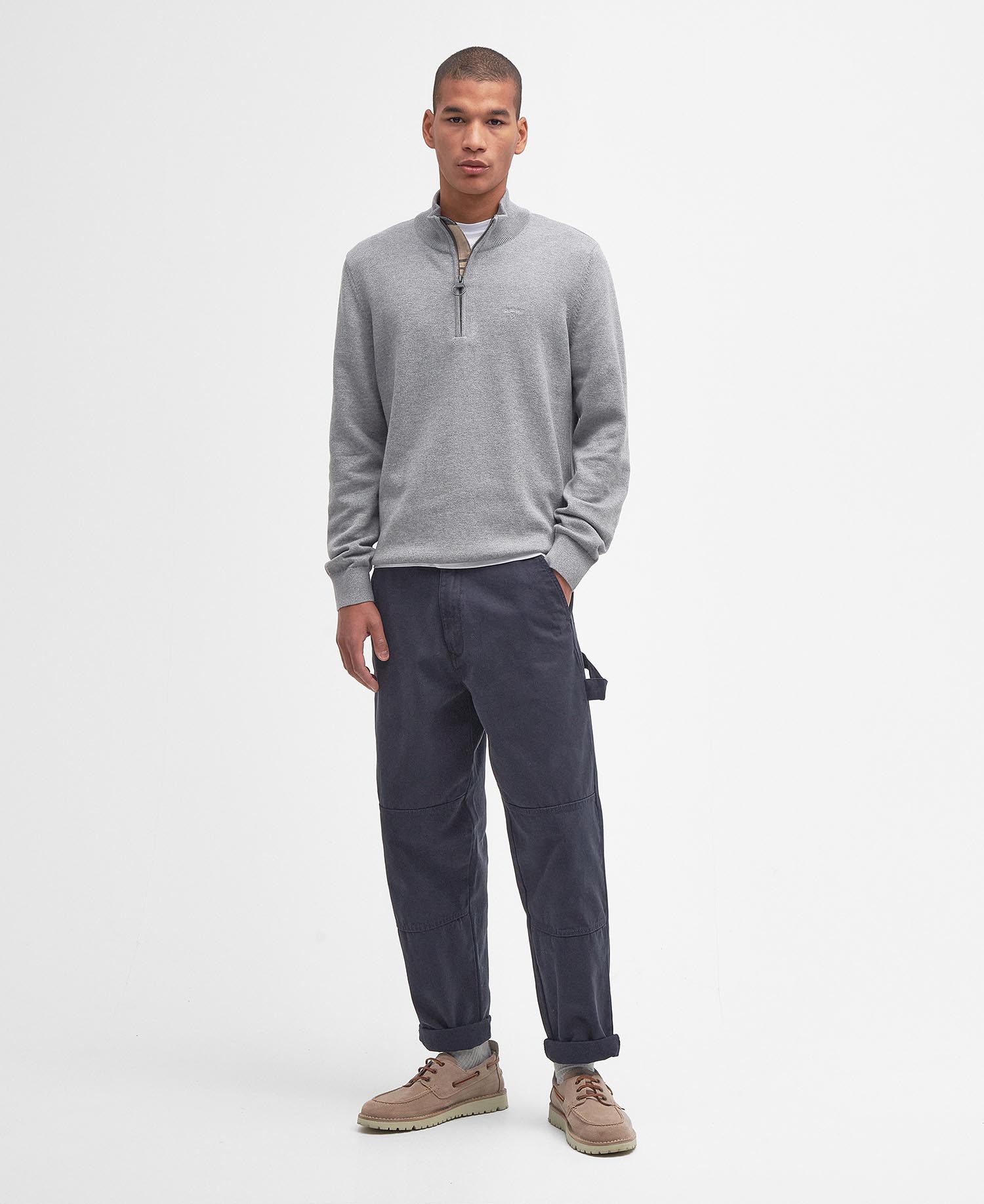 Barbour mens shop half zip jumper