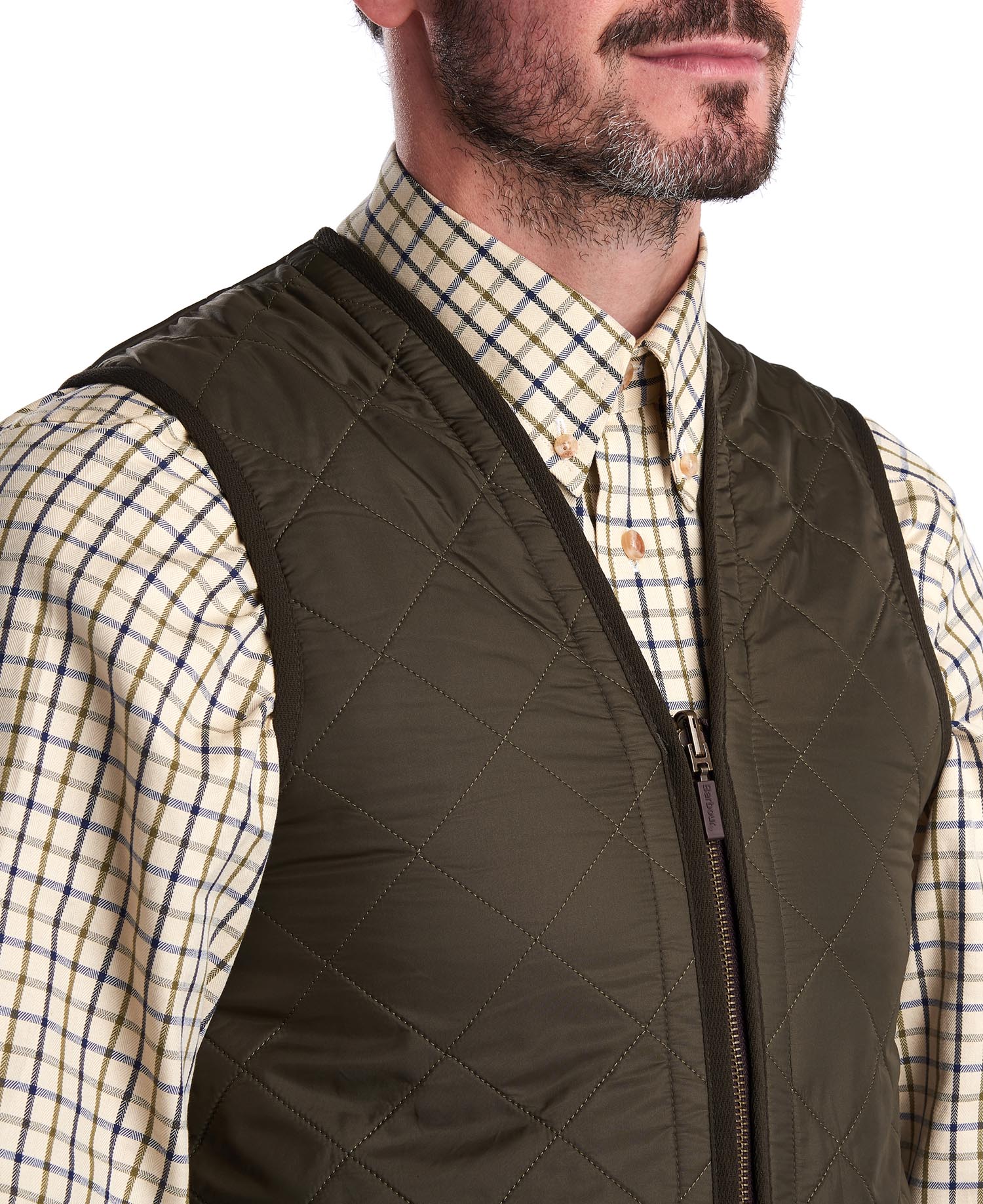 barbour jacket zip in liner