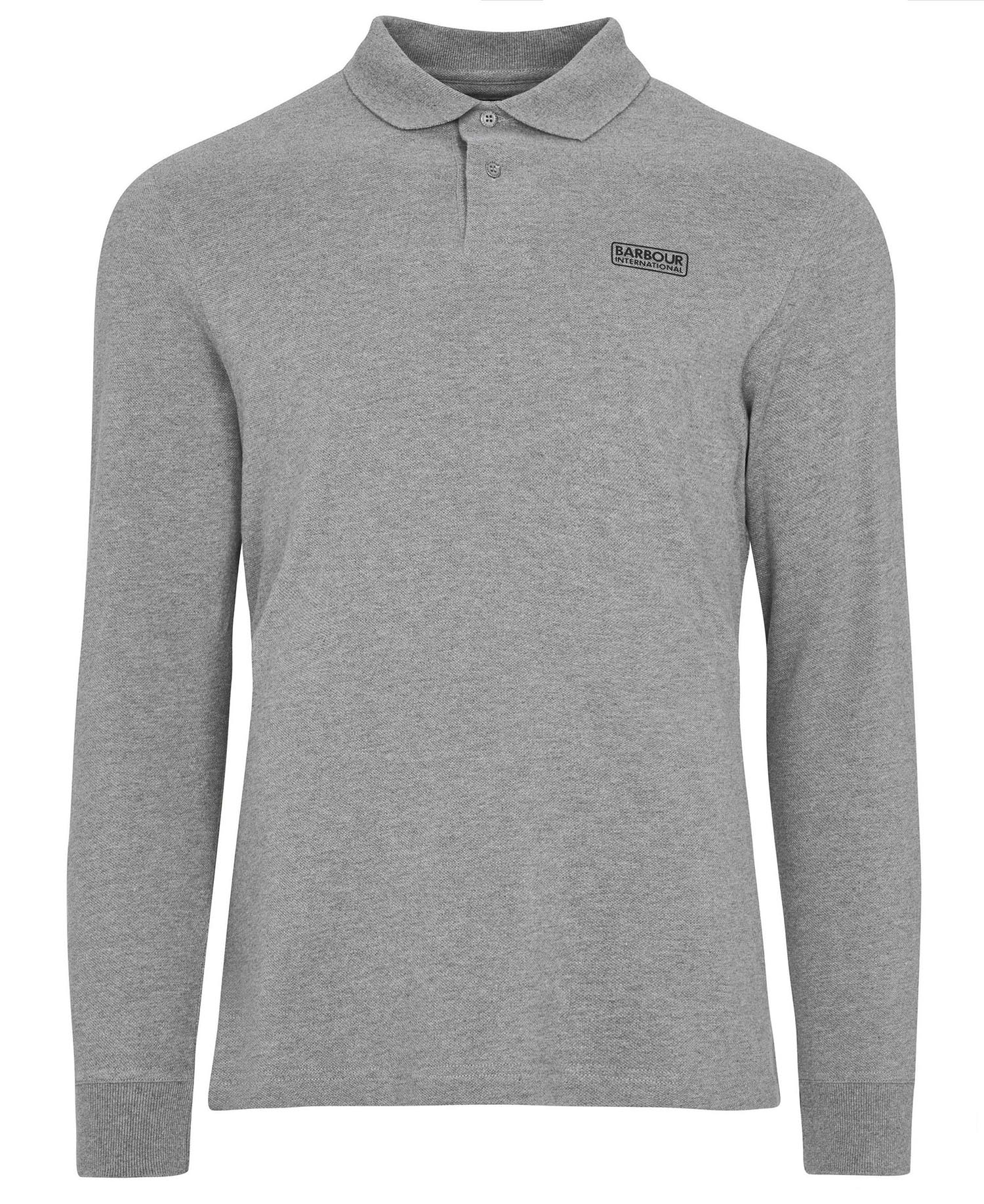 Barbour international long sleeve polo shirt hotsell