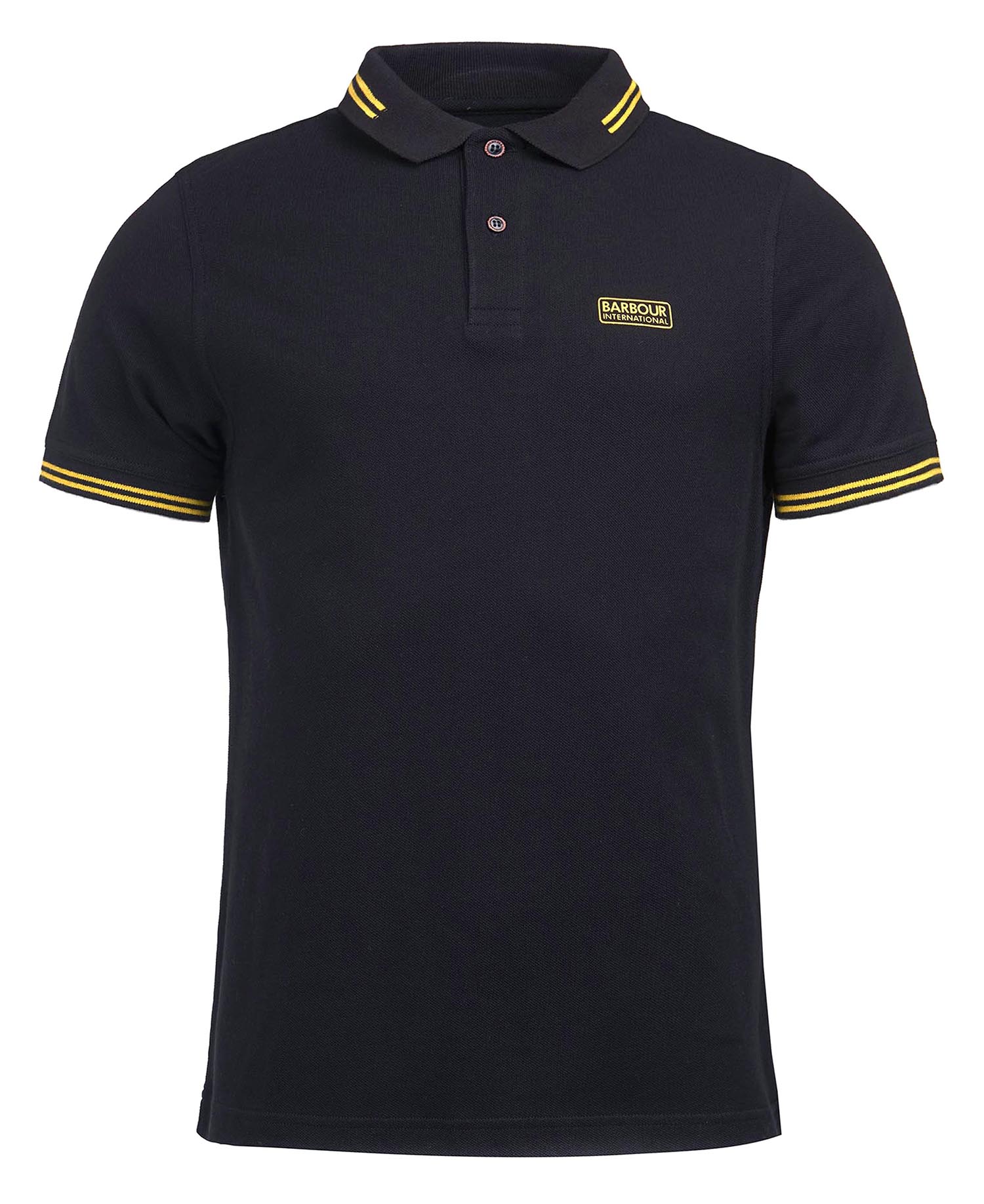 Black barbour polo sales