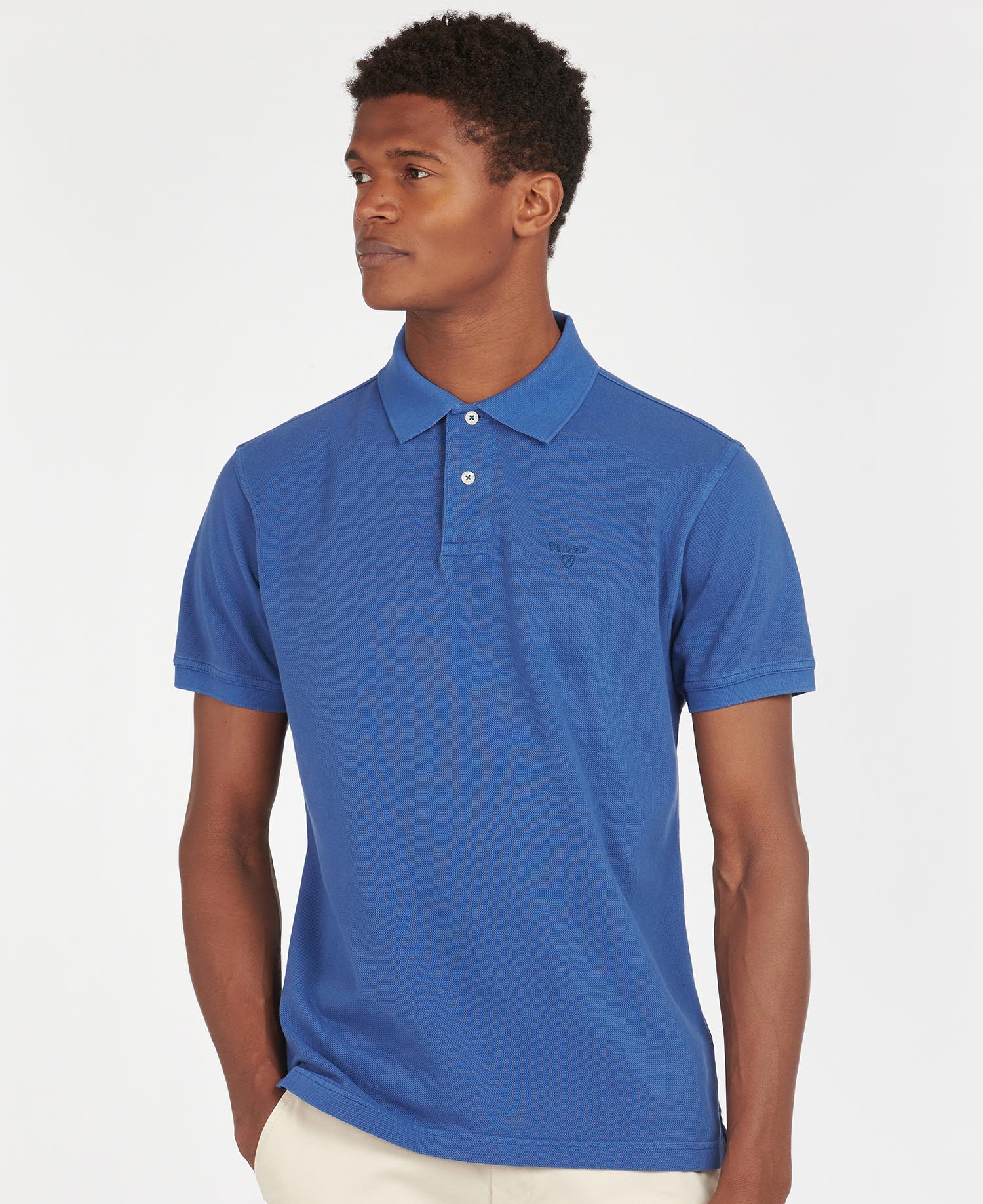 Barbour washed shop polo shirt