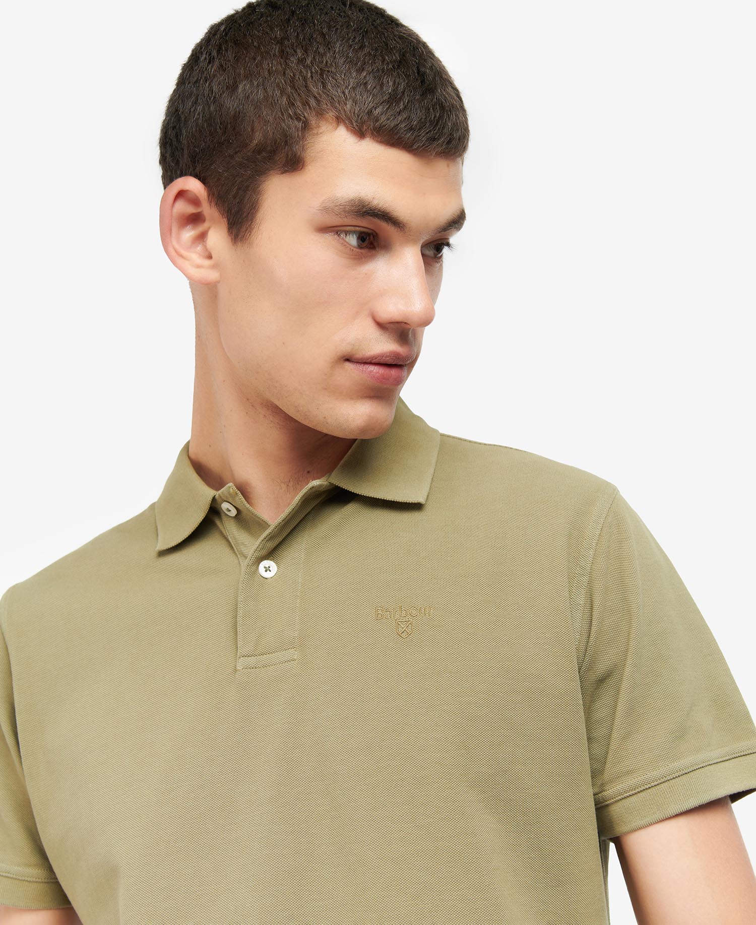 Barbour washed clearance sports polo shirt