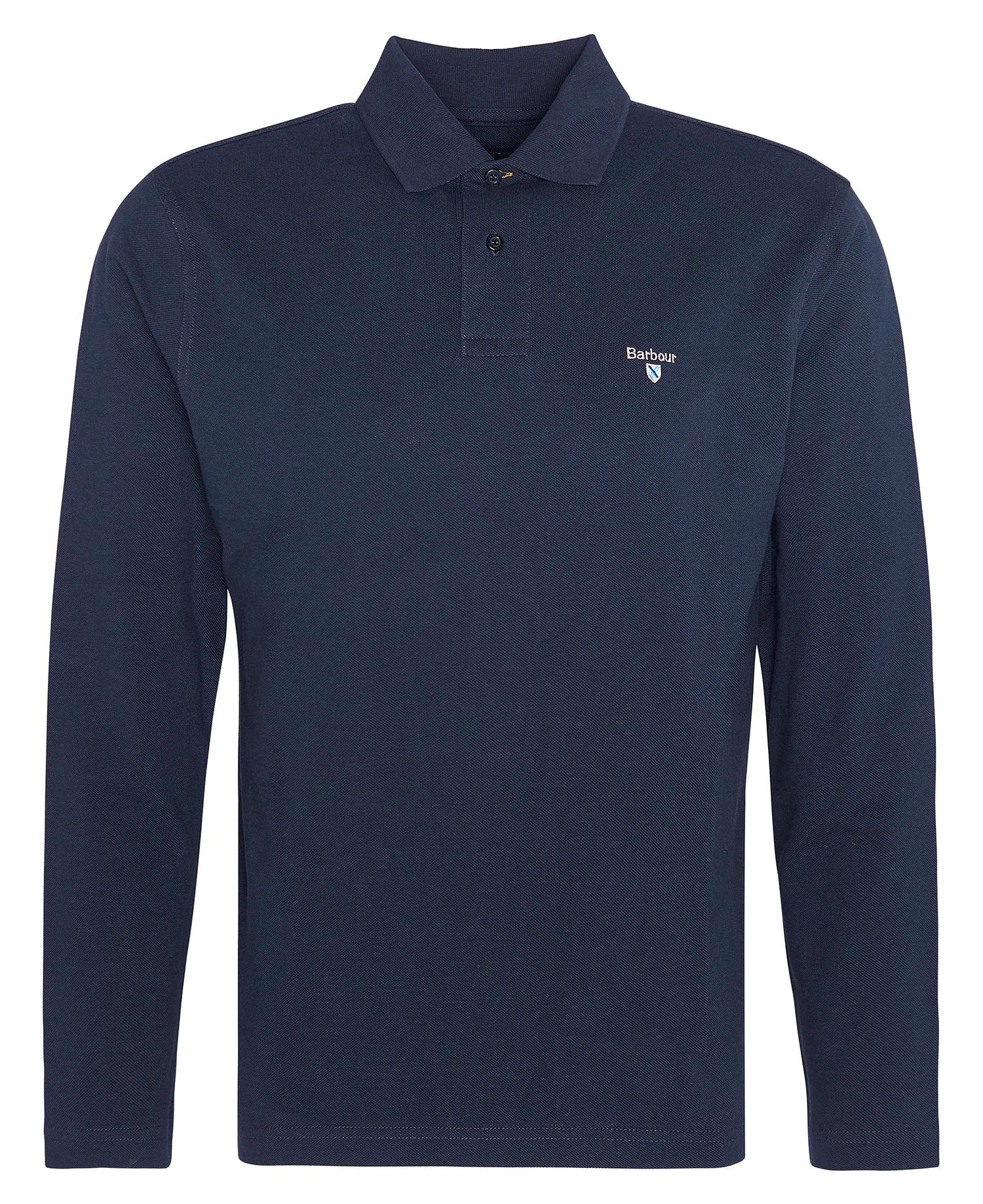 Barbour long sleeve polo shirt discount