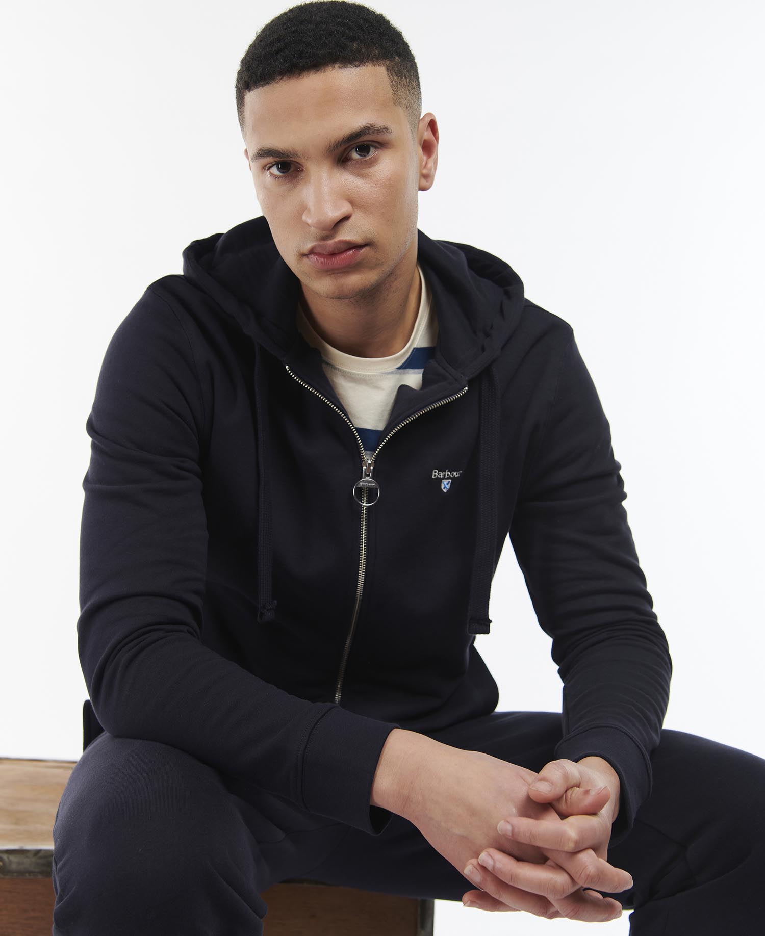 Barbour zip up shop hoodie