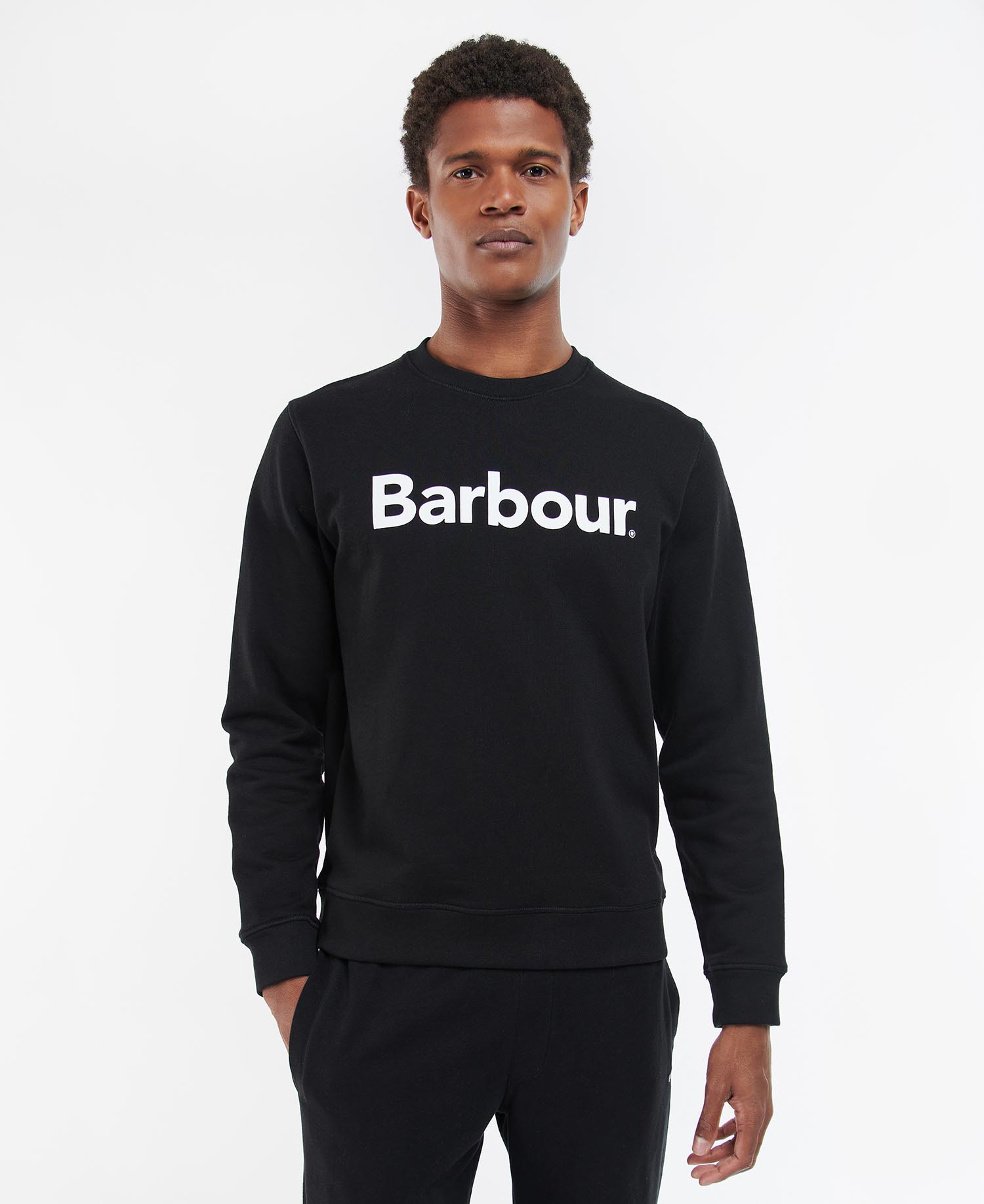 Shop the Barbour Logo Crew Neck Sweatshirt within our Core