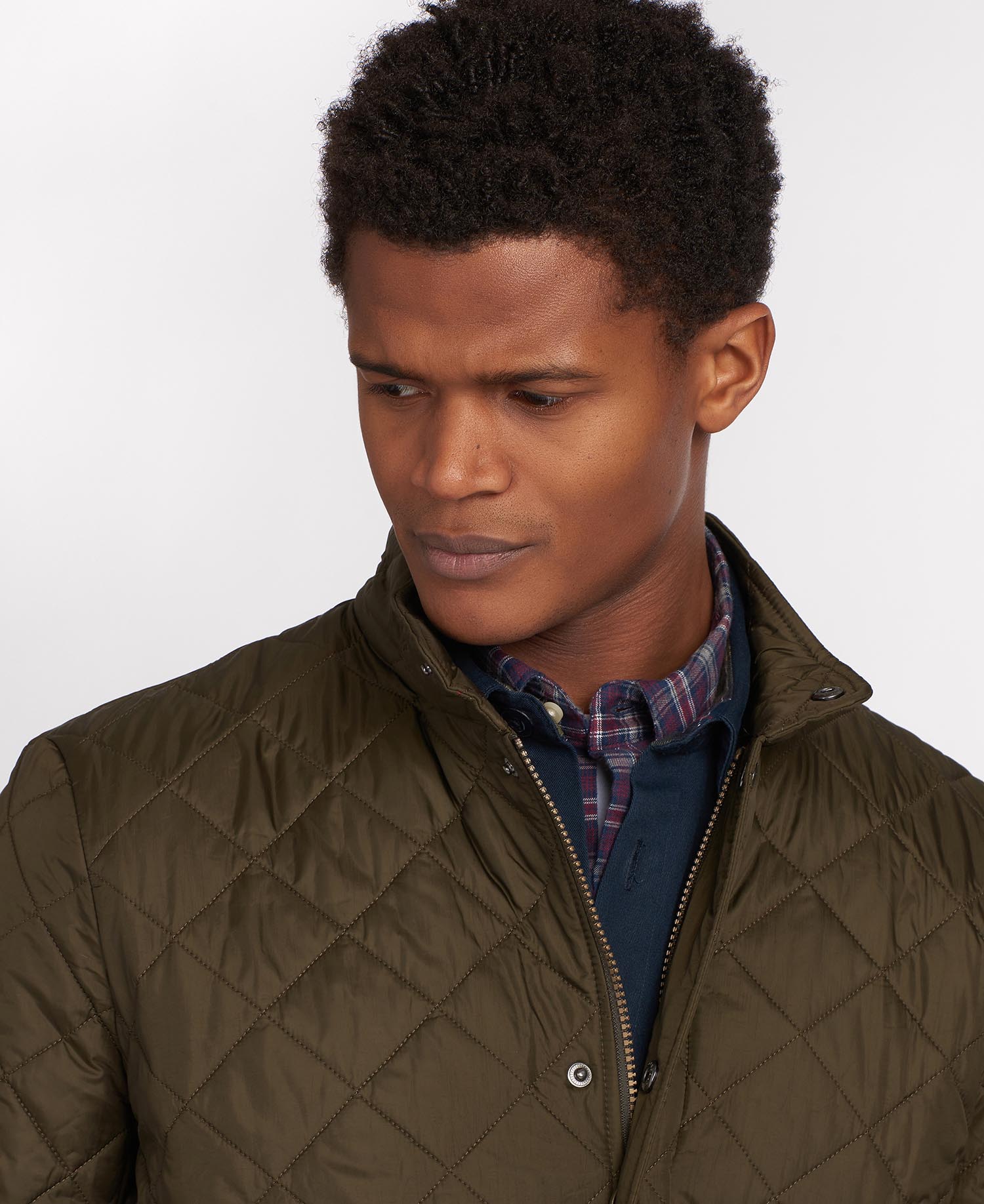 Barbour Flyweight Chelsea Quilt in Olive Barbour