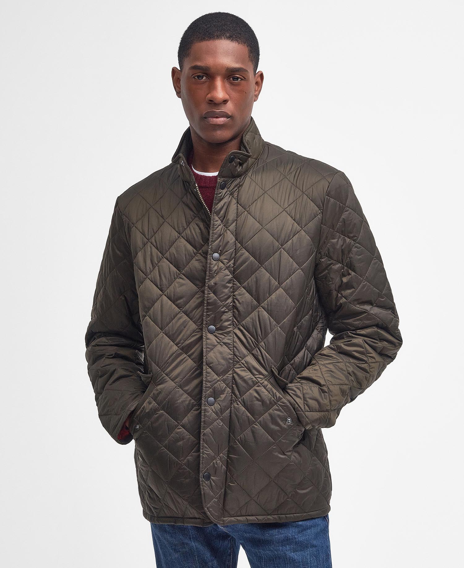 Barbour Flyweight Chelsea Quilt in Olive | Barbour