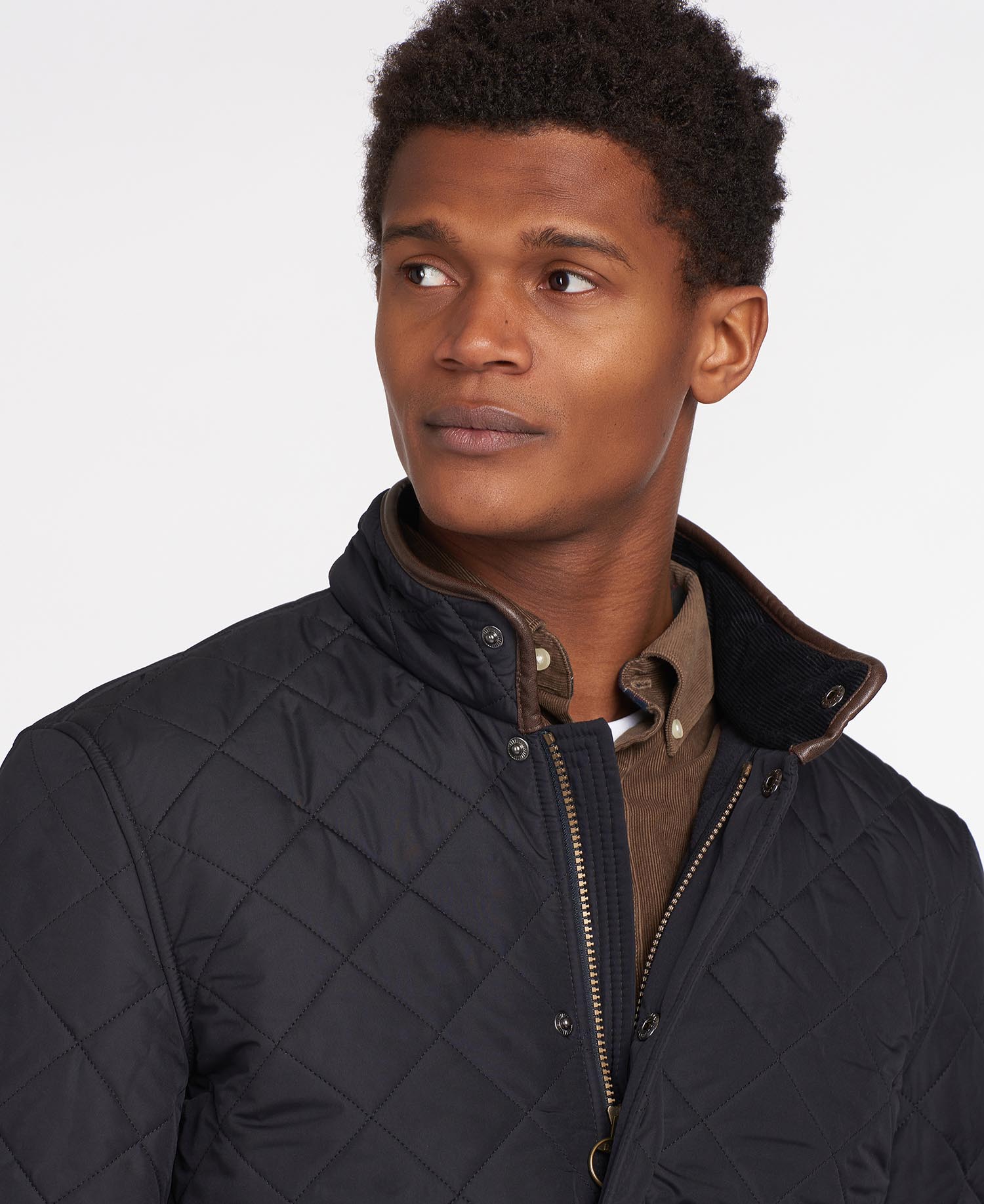 Barbour Powell Quilt Jacket Olive | MQU0281OL51 | FOOTY.COM
