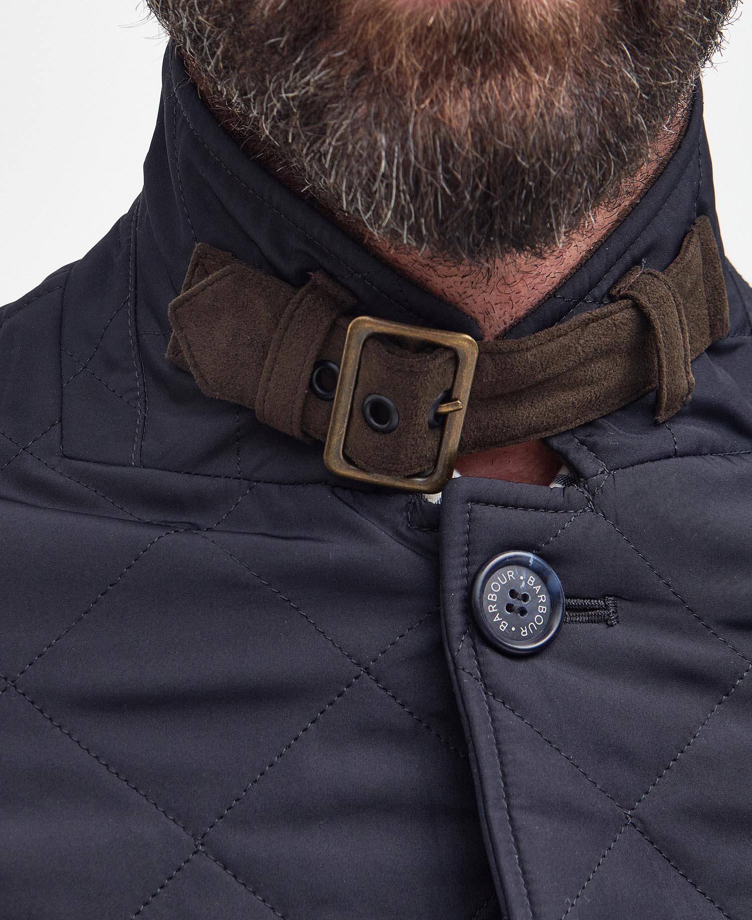 Barbour Quilted Lutz in Navy Barbour