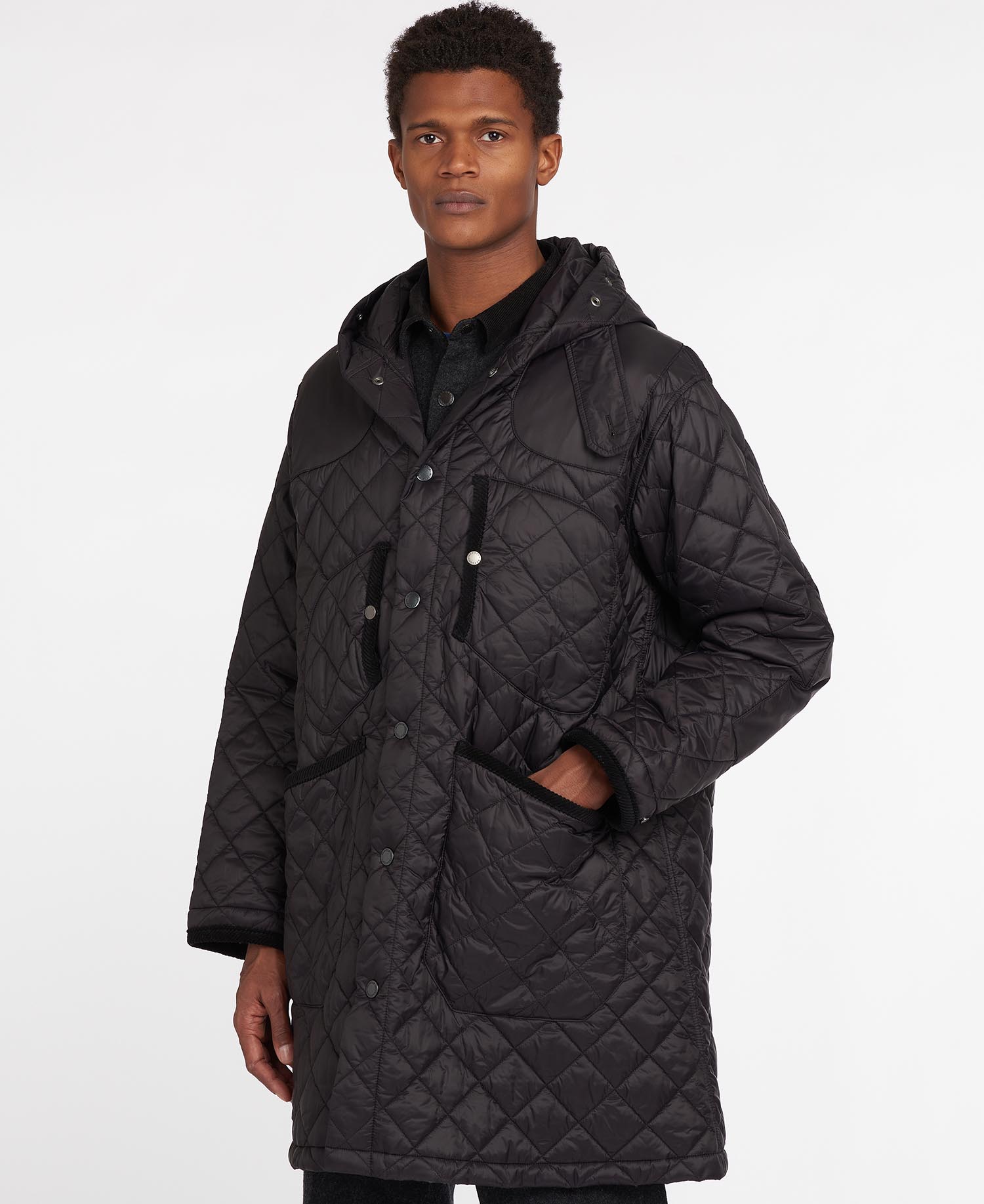 新品EG×Barbour JANKEES QUILT ジャンキースキルトL