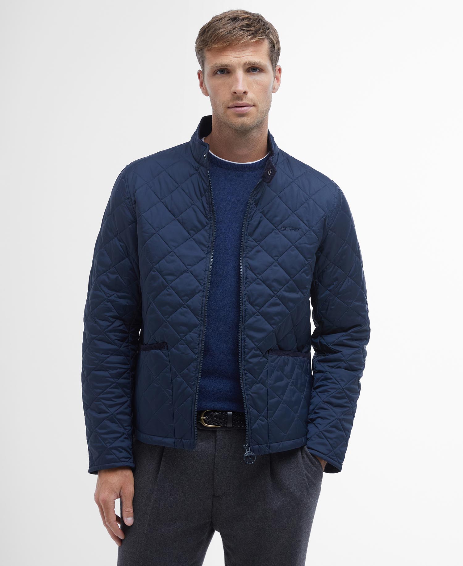 Barbour quilted jacket blue clearance