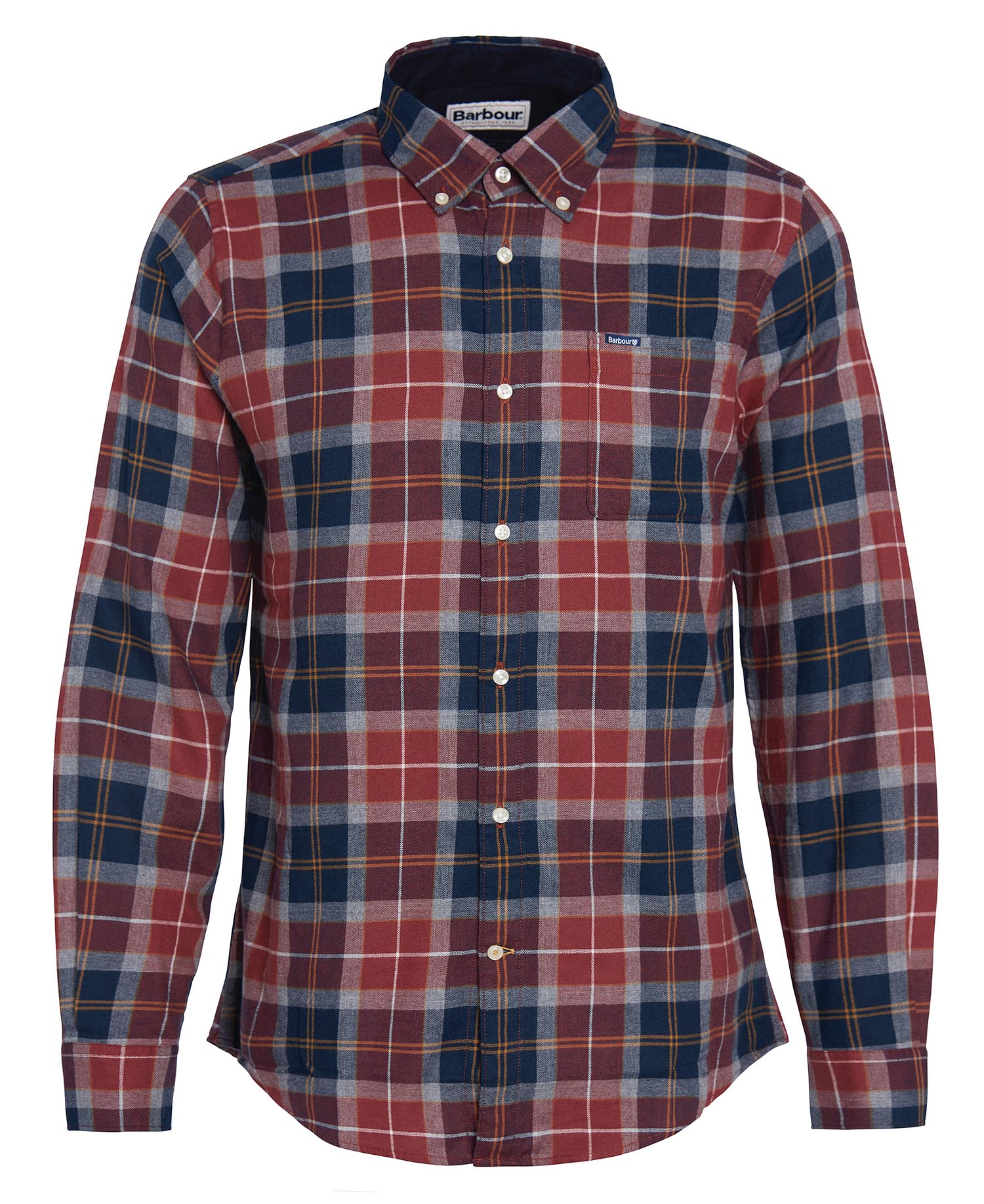 Barbour flannel shirt sale