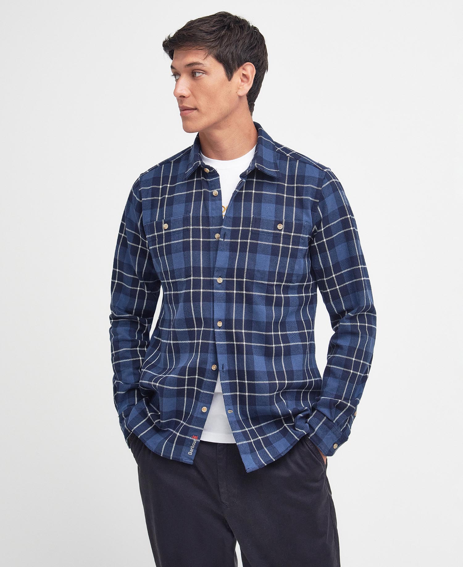 Barbour flannel deals shirt sale