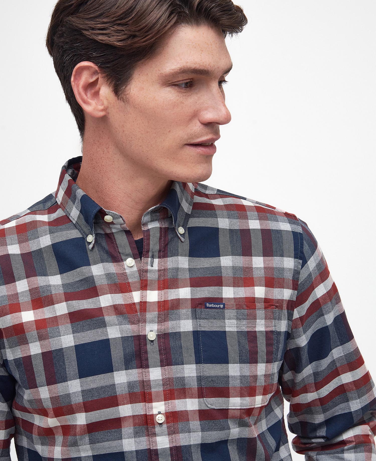 Barbour red hotsell check shirt
