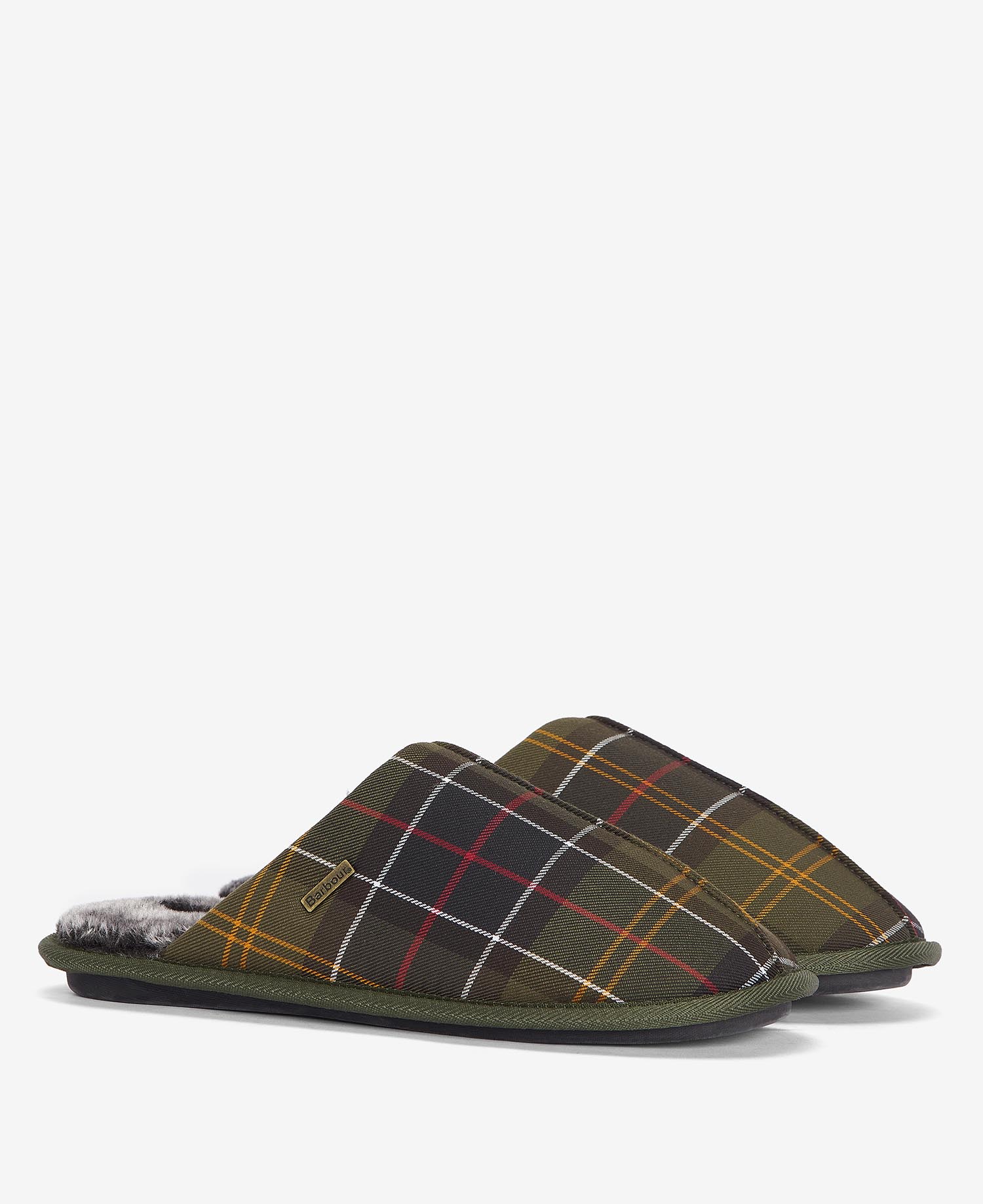Barbour sales tartan slippers
