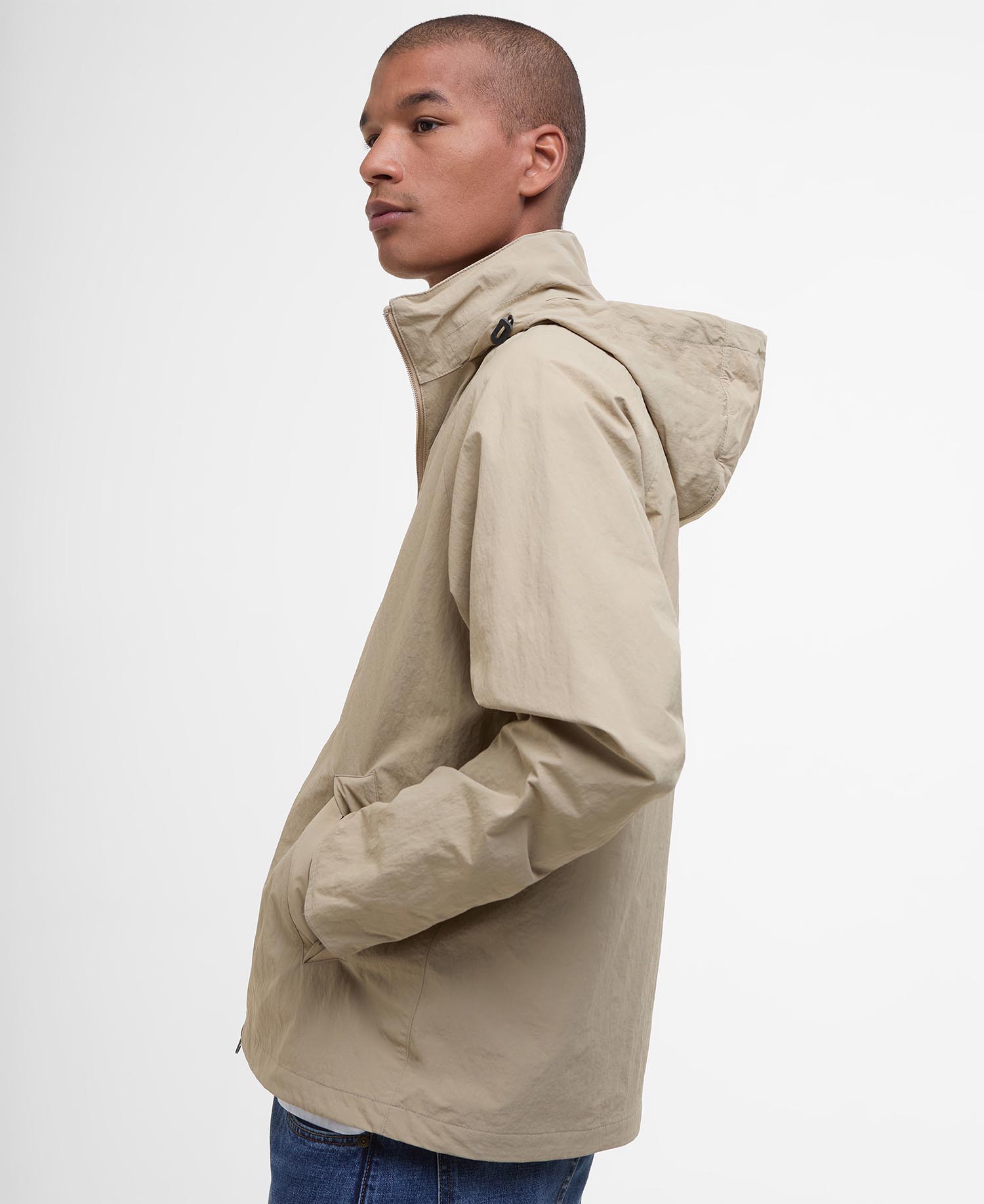 Shop the Keld Showerproof Jacket in Beige today. | Barbour