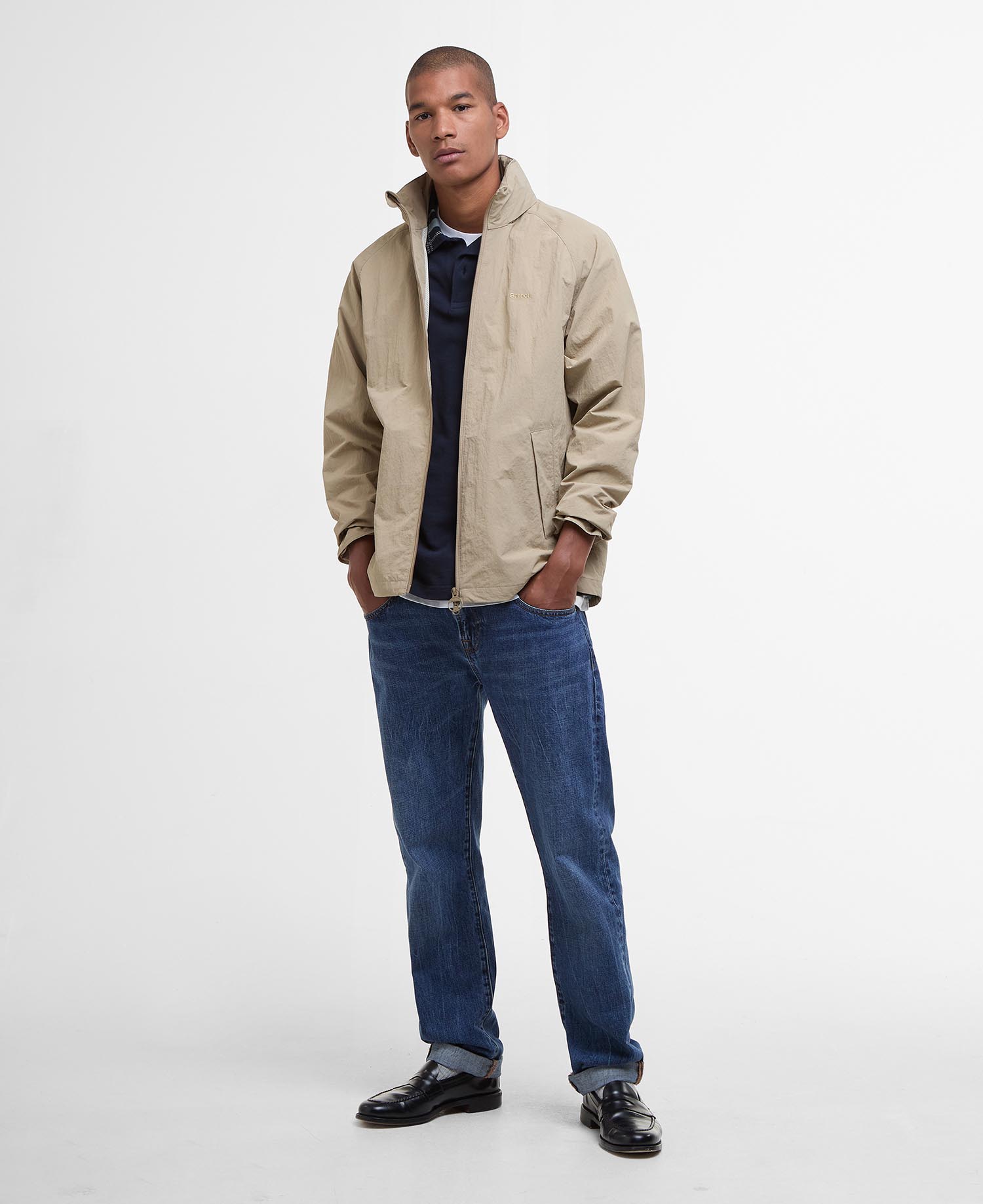 Shop the Keld Showerproof Jacket in Beige today. | Barbour