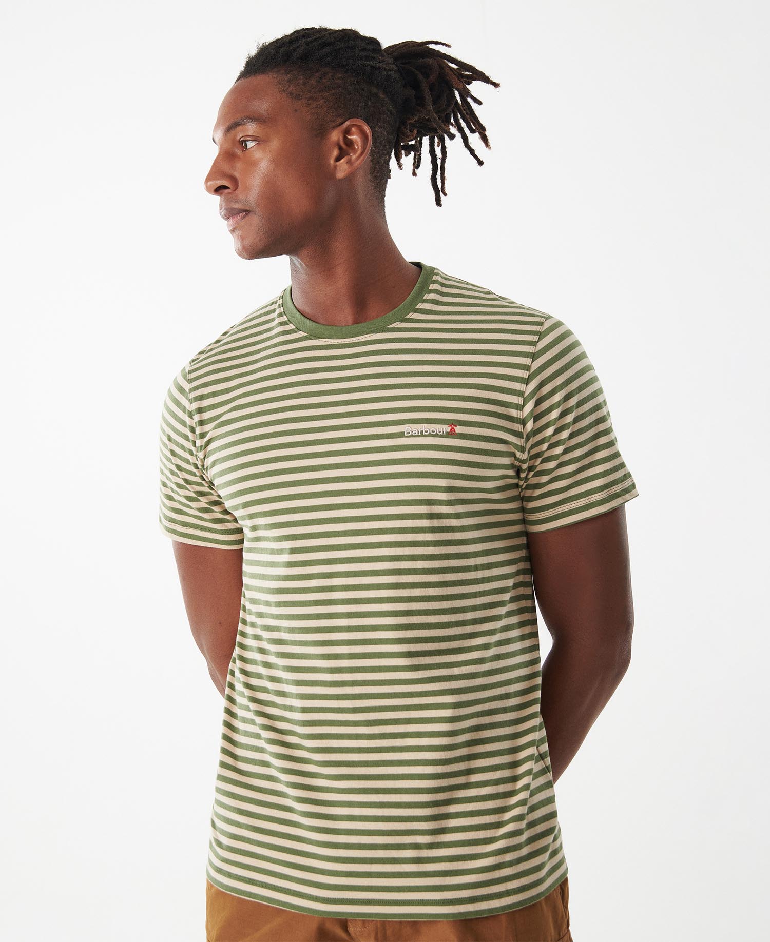 Barbour striped t discount shirt