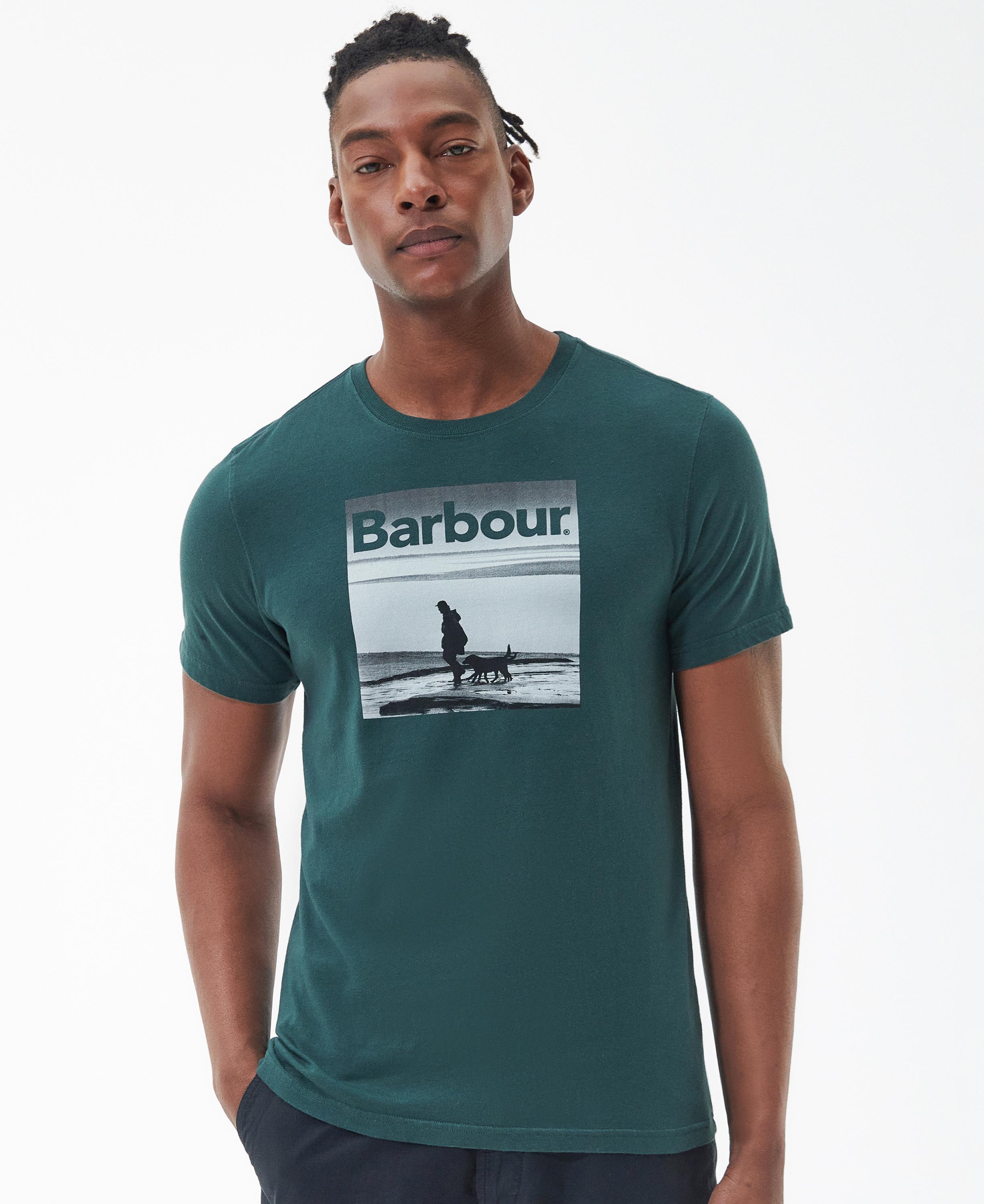 Shop the Barbour Longshoreman T Shirt in Green today. Barbour