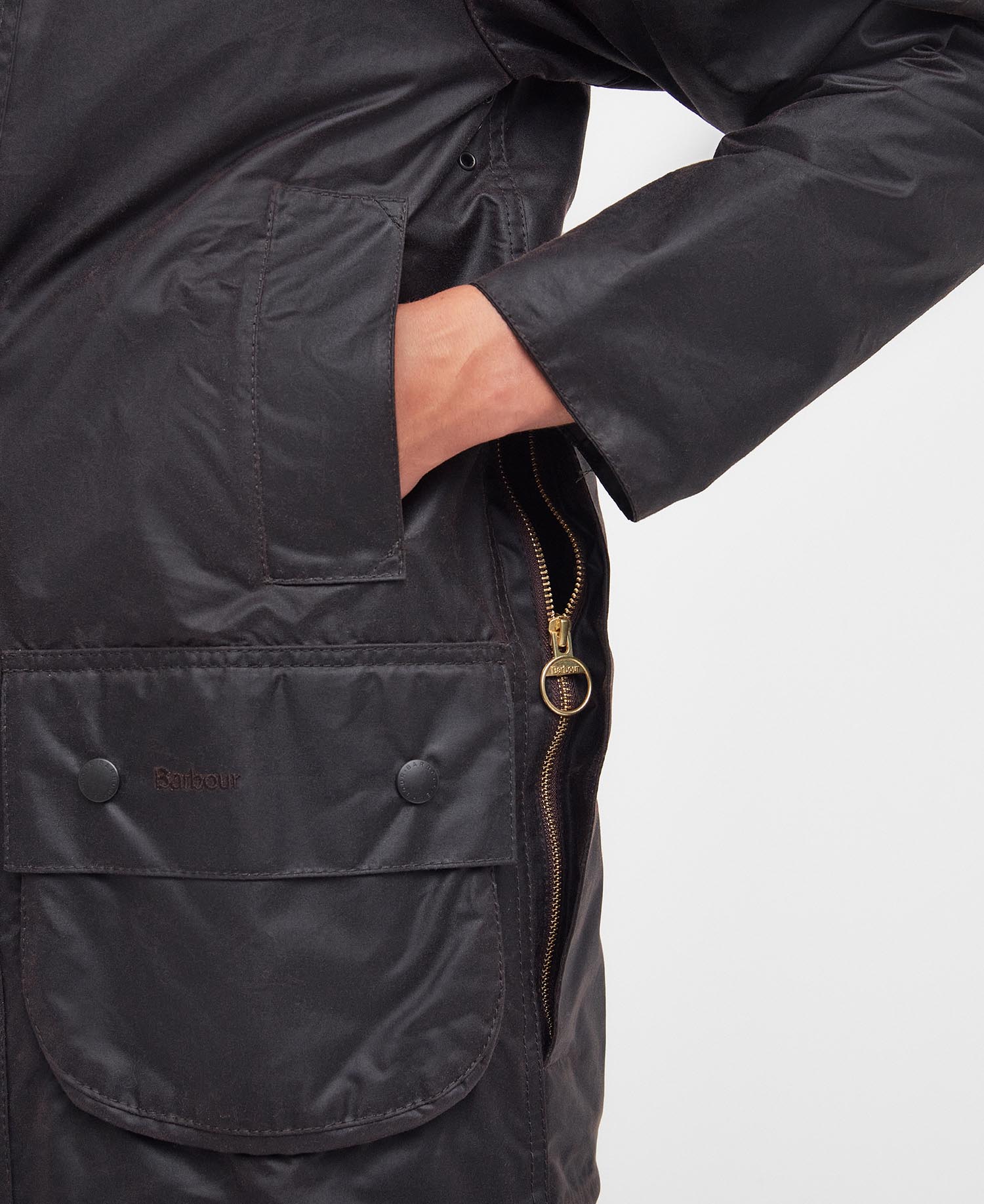 Shop the Barbour Beaufort® Wax Jacket in Brown today. | Barbour