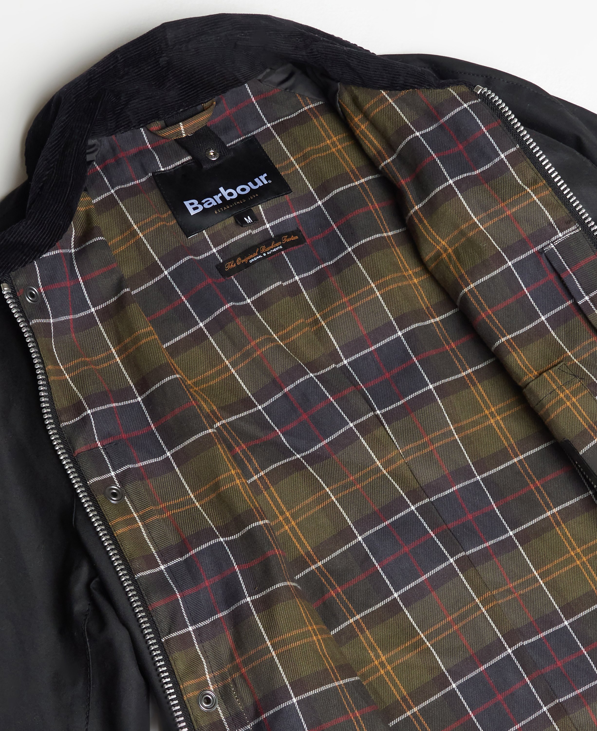 Shop the Barbour Ashby Wax Jacket in Black today. | Barbour
