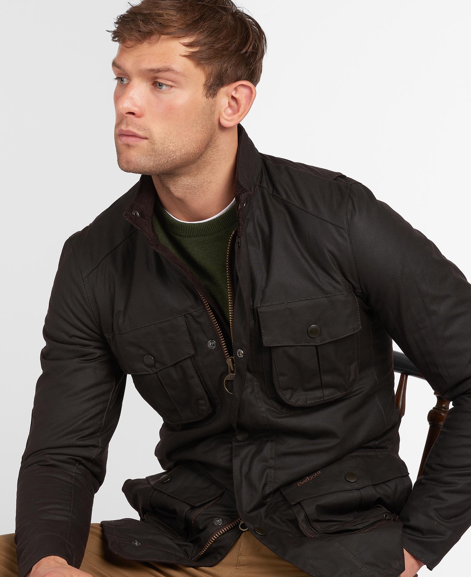 Barbour shop jas waxen