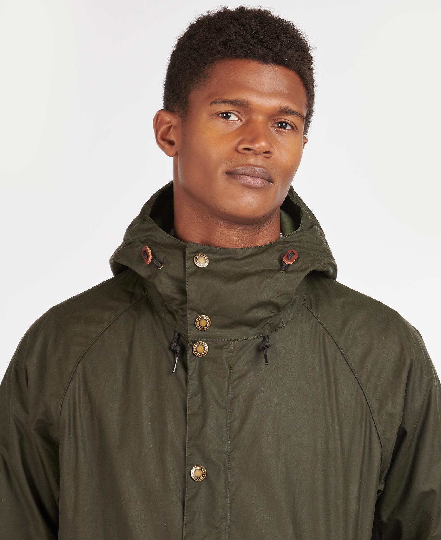 barbour shoreline waxed cotton jacket