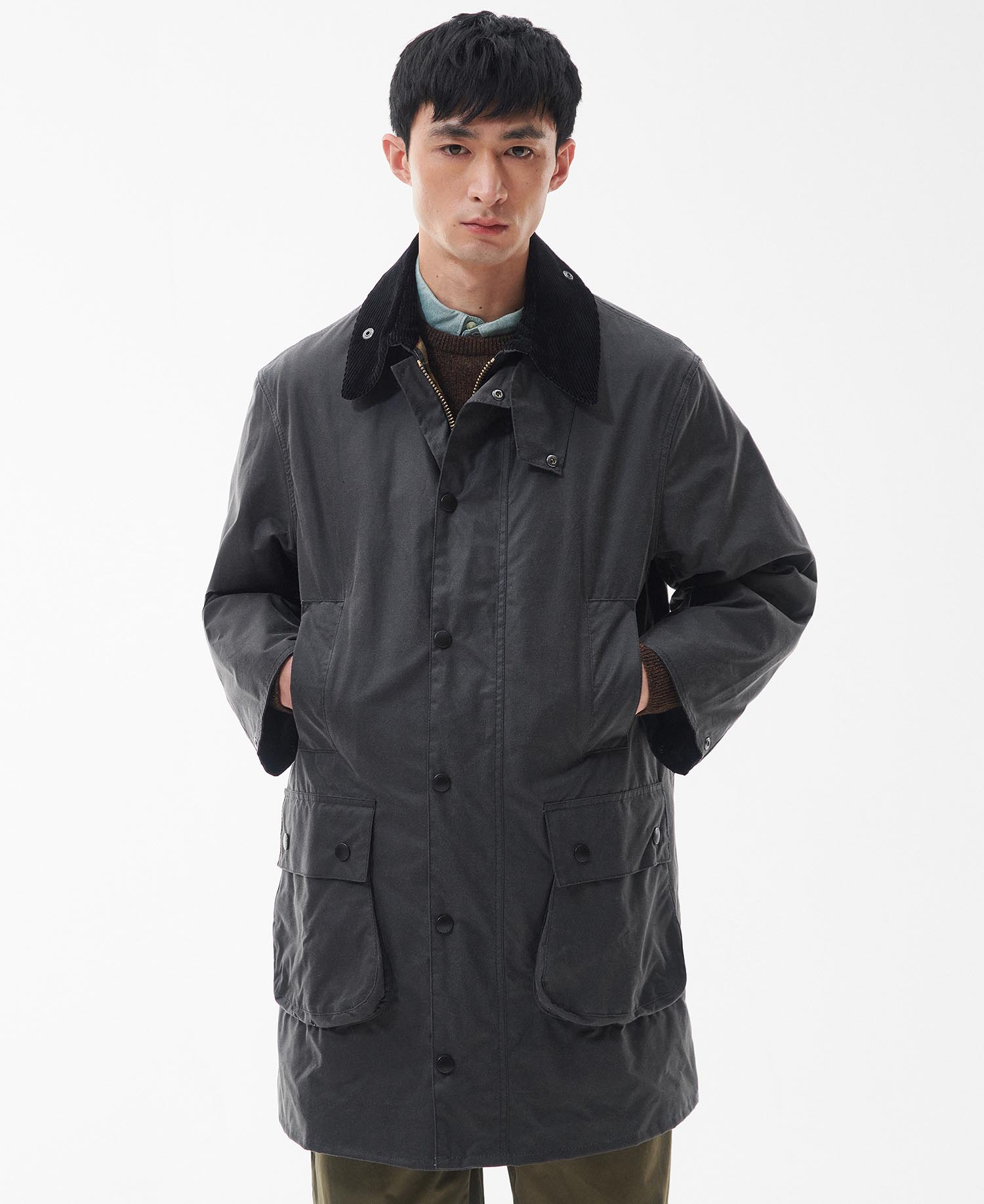 Barbour OS Border Wax Jacket