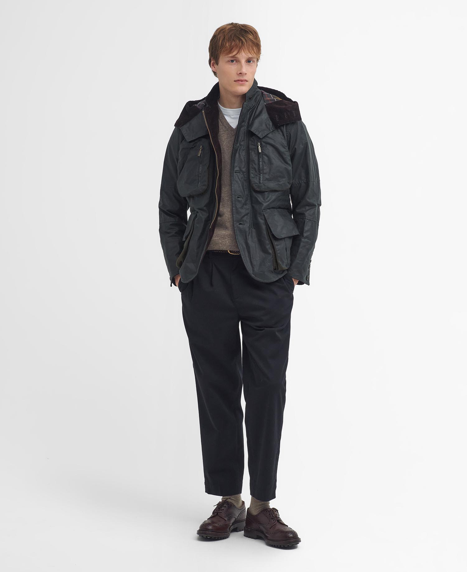 Shop the Barbour x TO KI TO Outland Waxed Jacket in Green today. Barbour