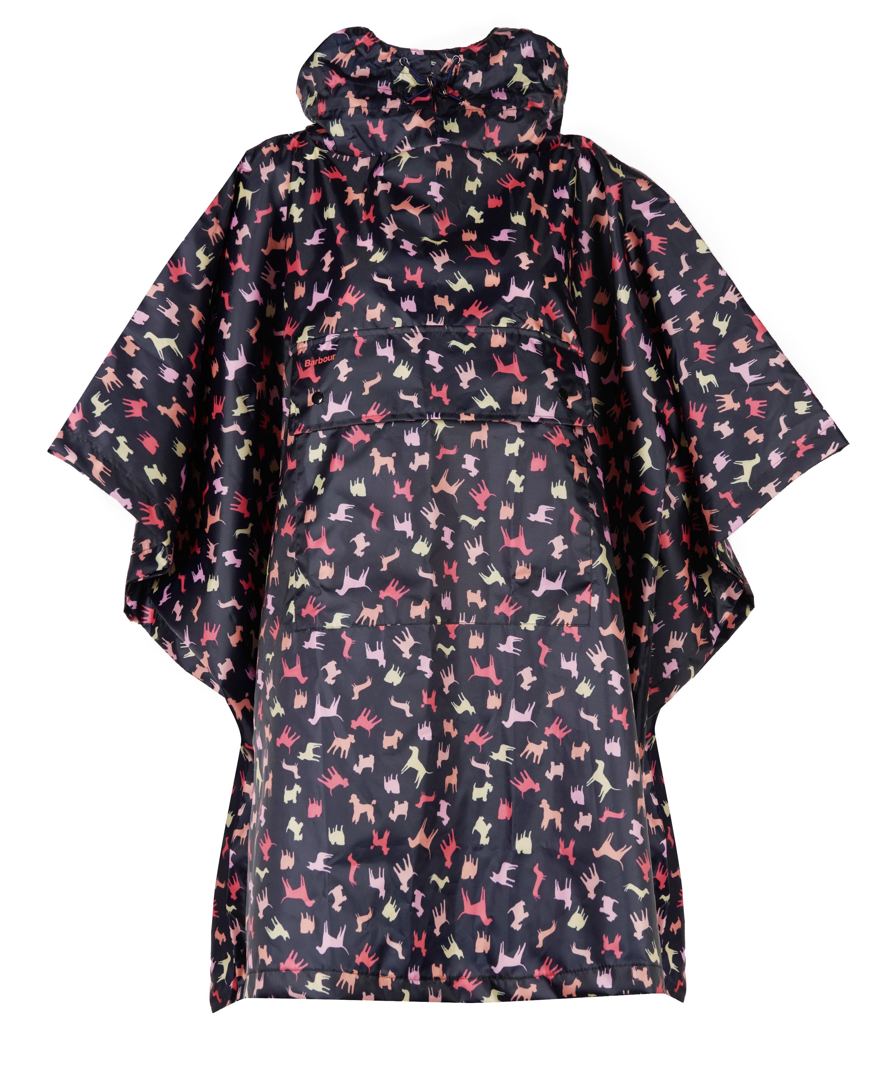 Barbour Multi Dog-Print Poncho