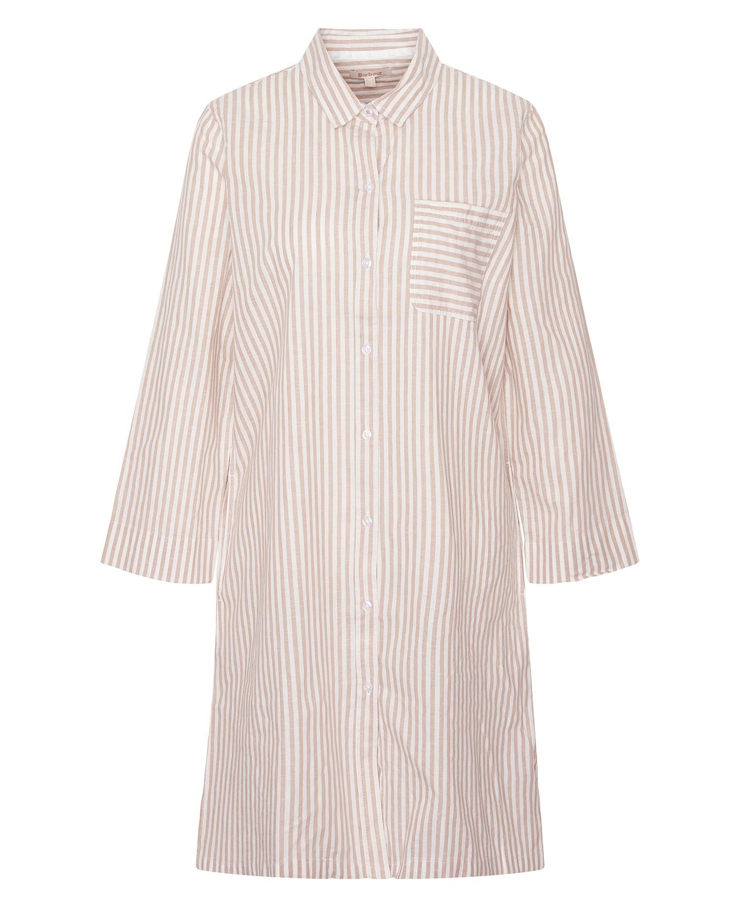 Seaglow Striped Shirt Dress