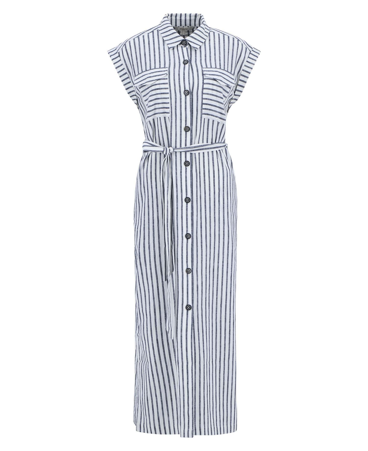 Abby Striped Midi Dress