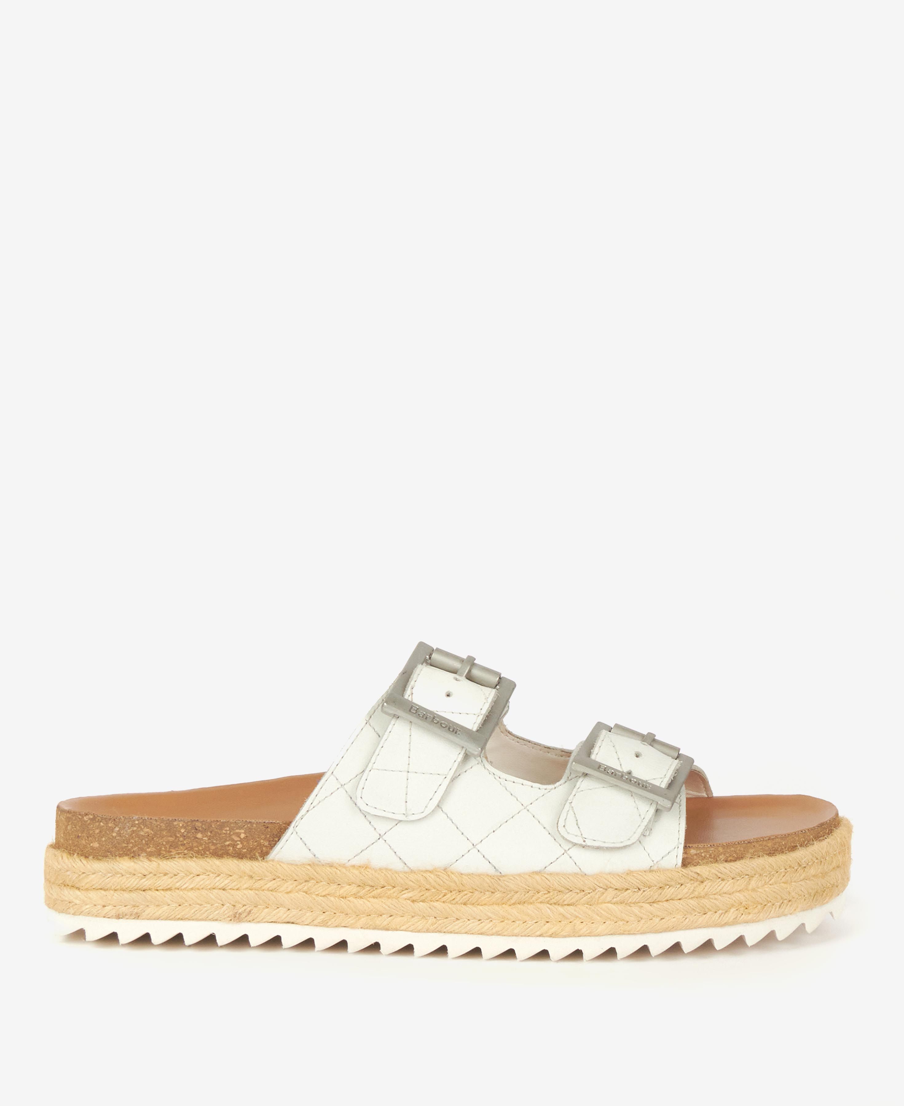 Barbour Pamela Diamond Quilted Sandals