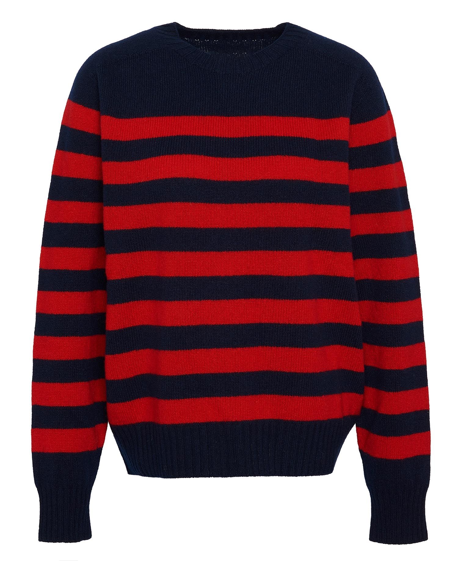 Maglione girocollo a righe Dominic Barbour The Edit by Alexa