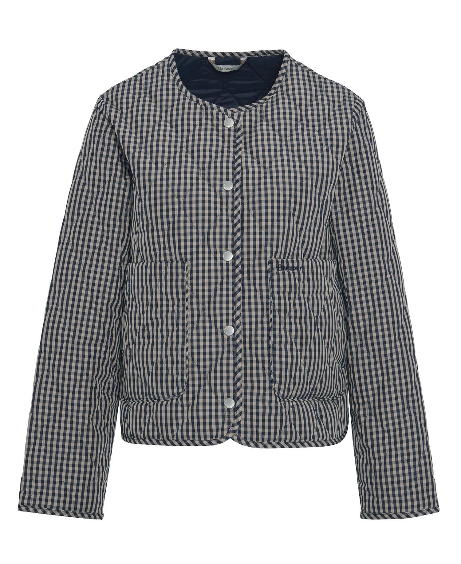 Check Monroe Quilted Jacket
