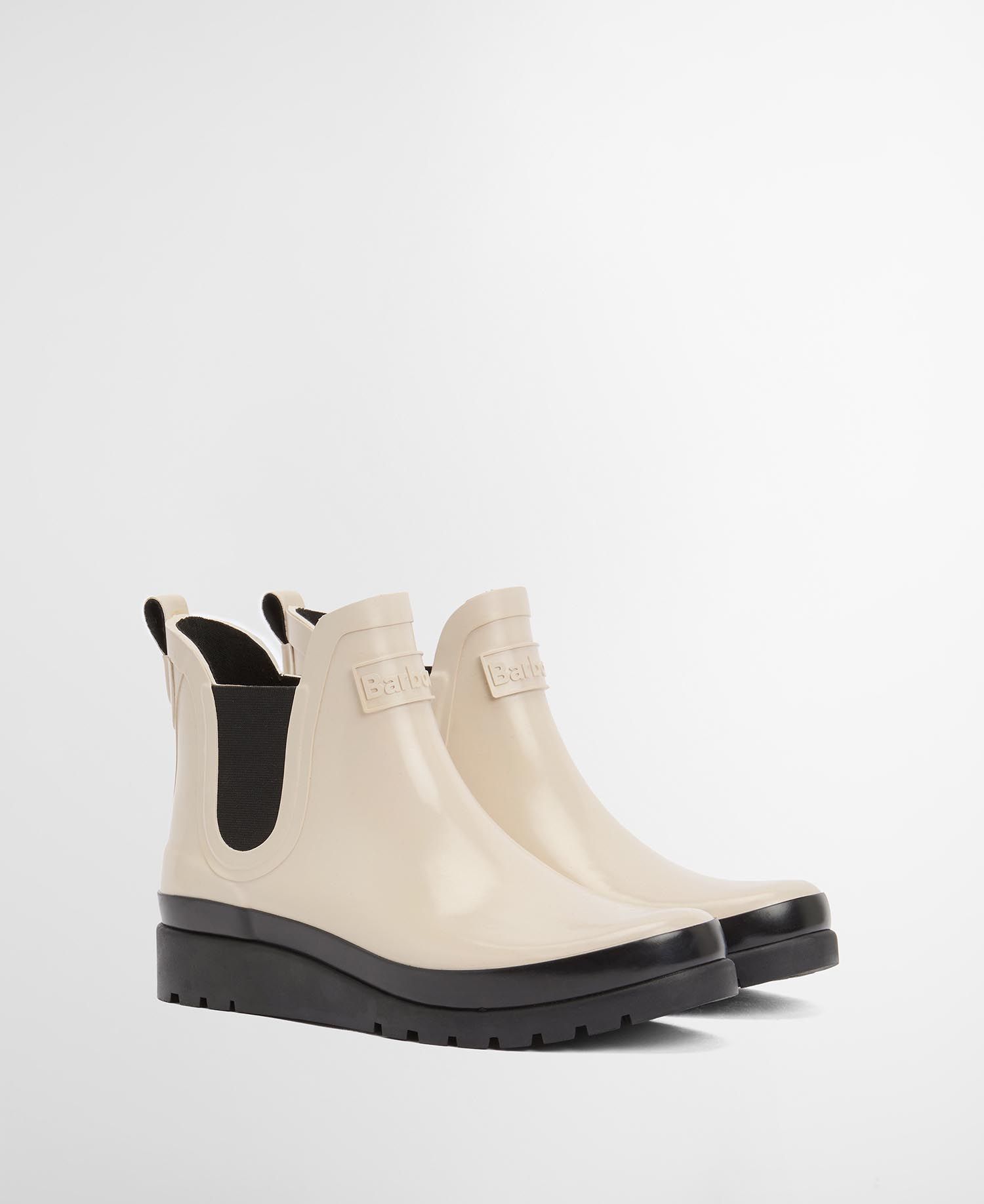 Barbour The Edit by Alexa Lou Wedge Ankle Wellingtons