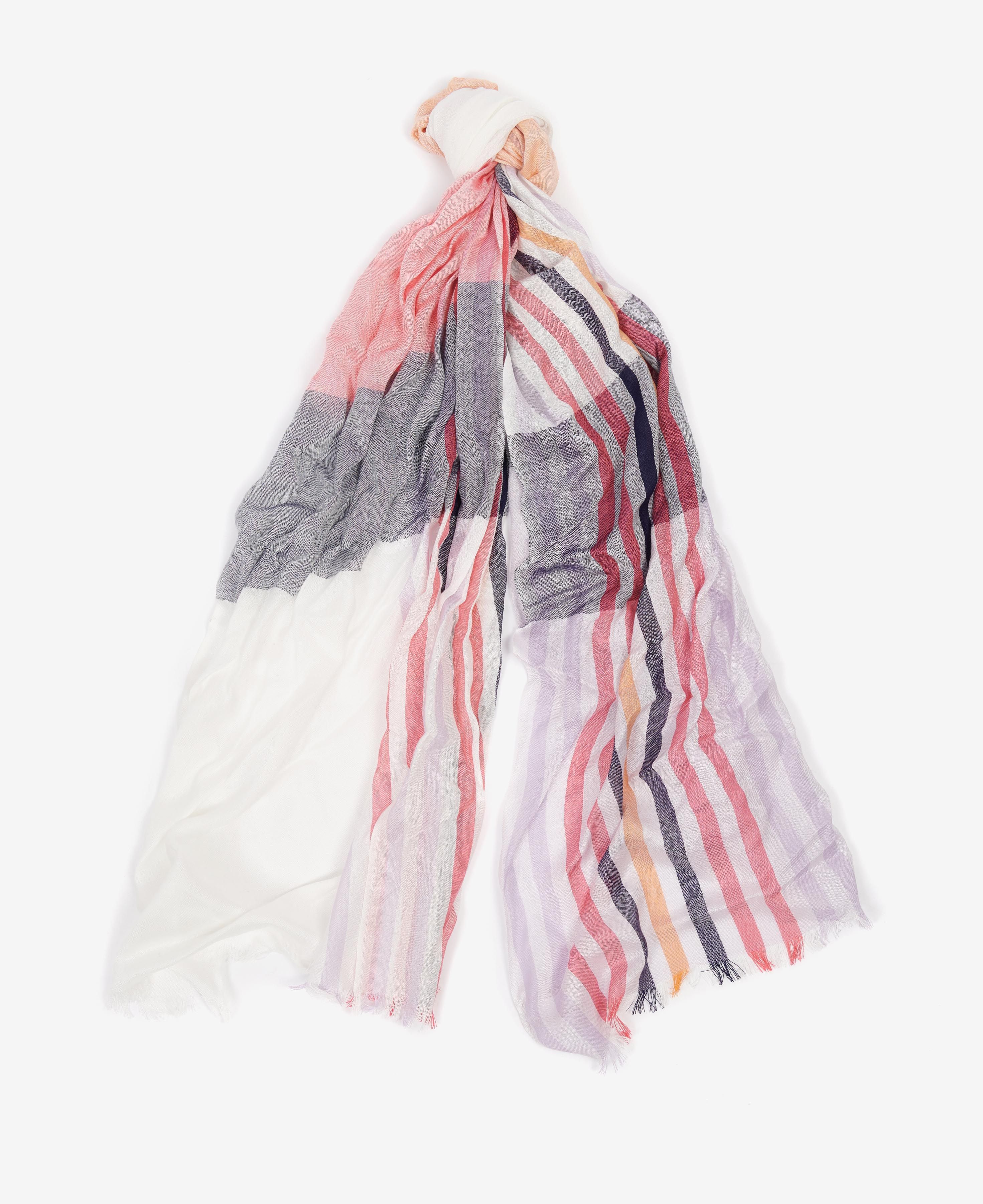 Barbour Kendra Check & Stripe Scarf