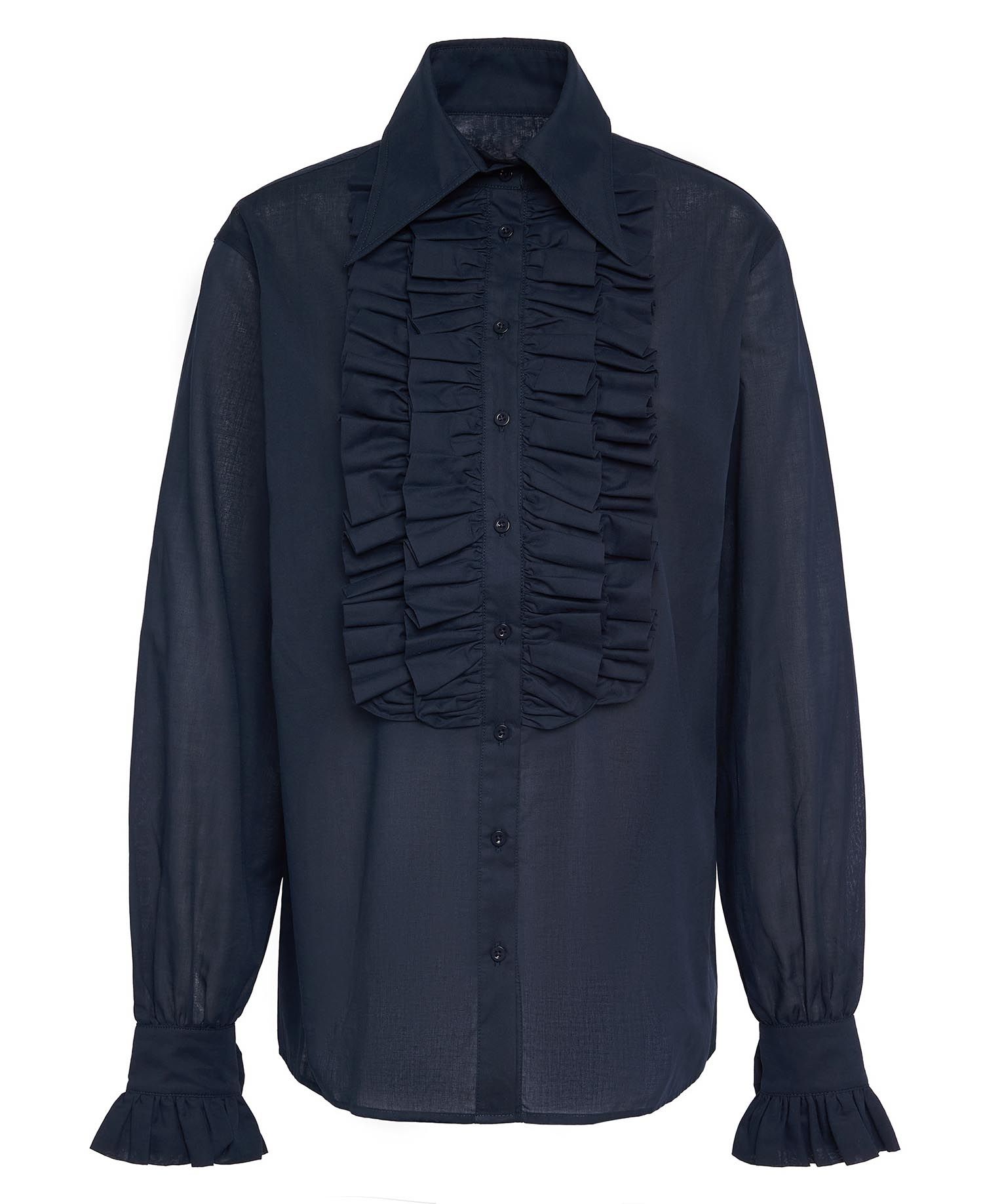 Barbour The Edit by Alexa Maximillian Ruffled Long-Sleeved Shirt