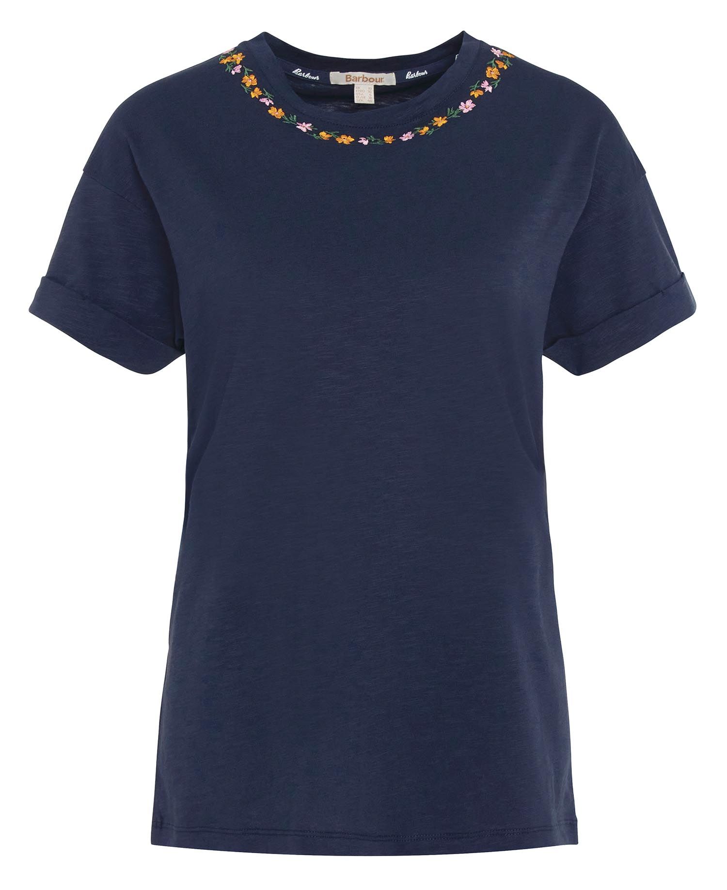 T-shirt a fiori Longfield