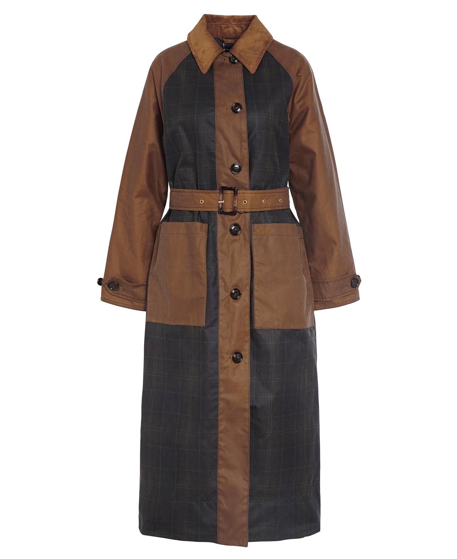 Everly Wax Trench Coat
